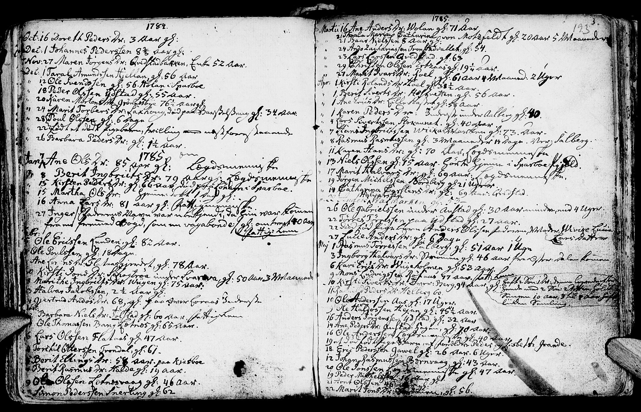 Ministerialprotokoller, klokkerbøker og fødselsregistre - Nord-Trøndelag, SAT/A-1458/730/L0273: Parish register (official) no. 730A02, 1762-1802, p. 193