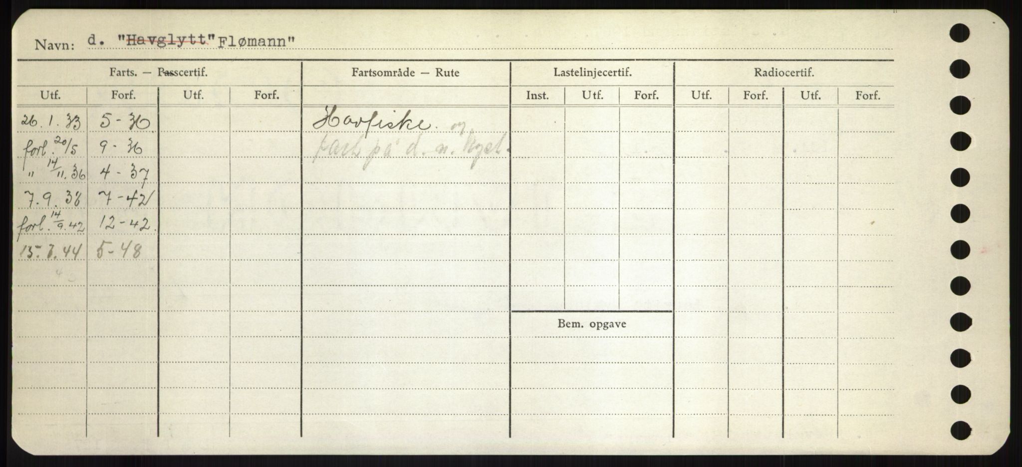 Sjøfartsdirektoratet med forløpere, Skipsmålingen, AV/RA-S-1627/H/Hd/L0011: Fartøy, Fla-Får, p. 80