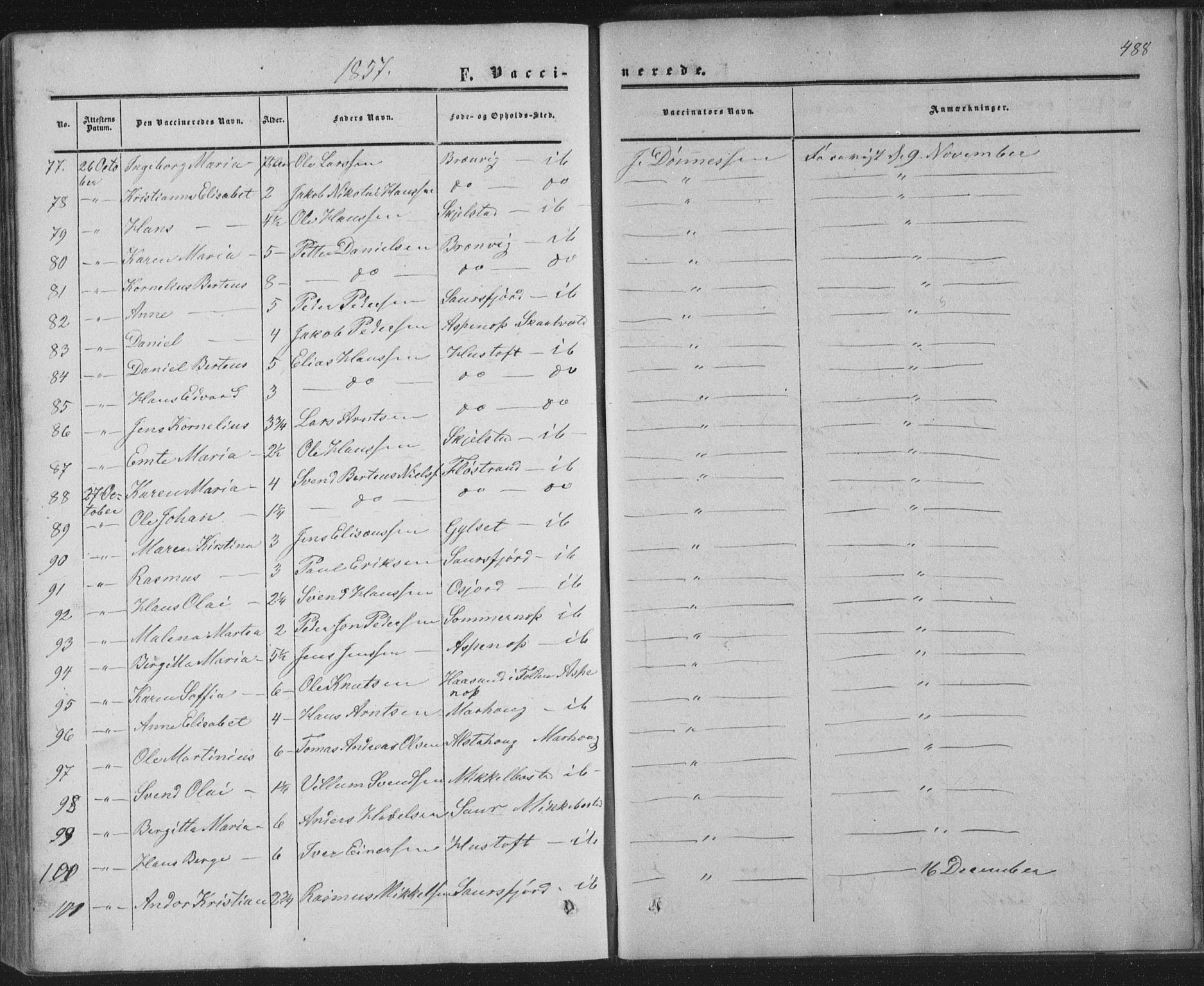 Ministerialprotokoller, klokkerbøker og fødselsregistre - Nordland, AV/SAT-A-1459/855/L0800: Parish register (official) no. 855A08, 1852-1864, p. 488