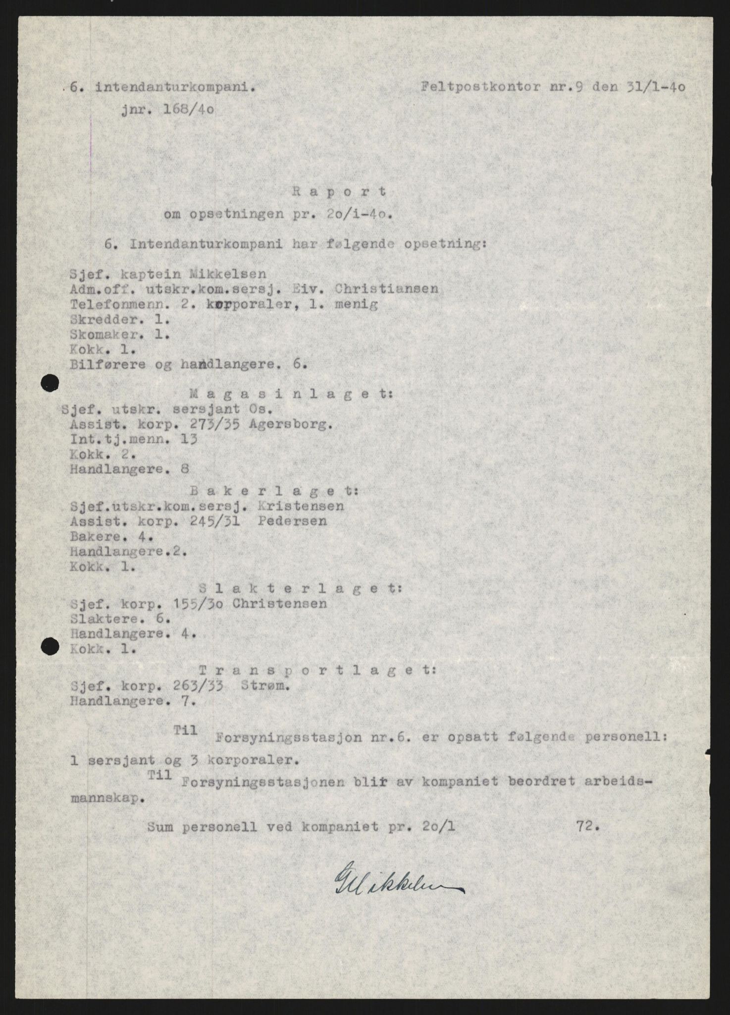 Forsvaret, Forsvarets krigshistoriske avdeling, AV/RA-RAFA-2017/Y/Yb/L0128: II-C-11-600  -  6. Divisjon / 6. Distriktskommando, 1936-1940