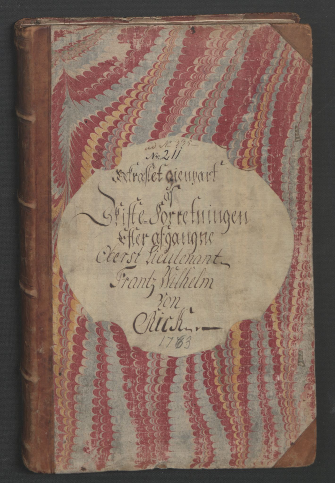 Forsvaret, Generalauditøren, RA/RAFA-1772/F/Fj/Fja/L0025: --, 1732-1805, p. 325