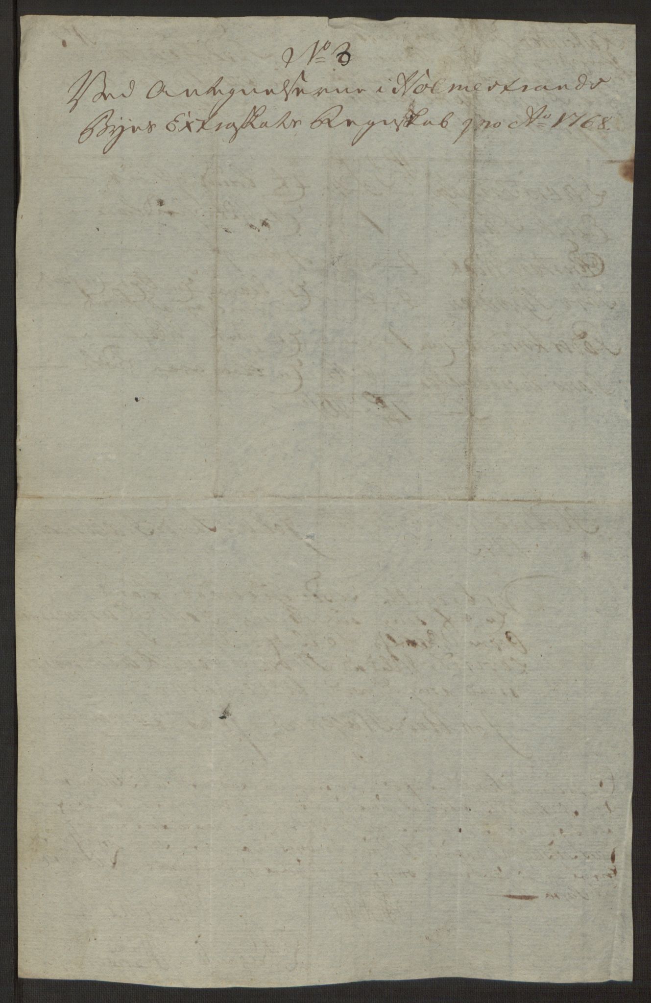 Rentekammeret inntil 1814, Reviderte regnskaper, Byregnskaper, AV/RA-EA-4066/R/Rh/L0163/0001: [H4] Kontribusjonsregnskap / Ekstraskatt, Holmestrand, 1762-1772, p. 394