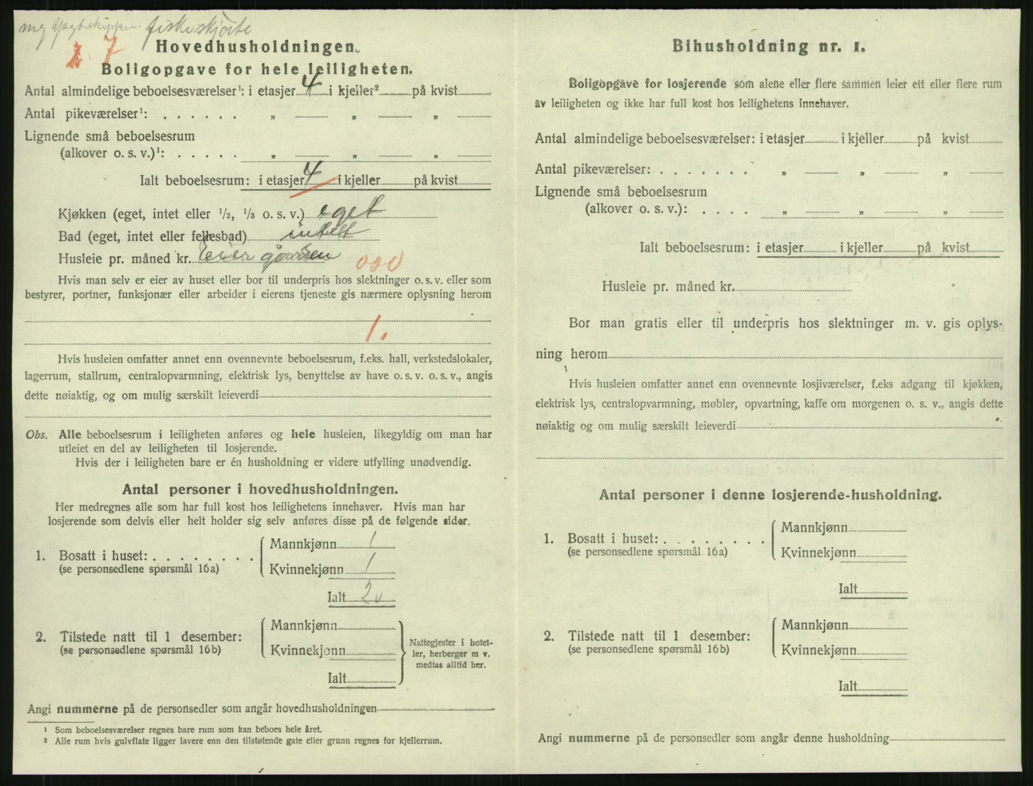 SAT, 1920 census for Namsos, 1920, p. 1214