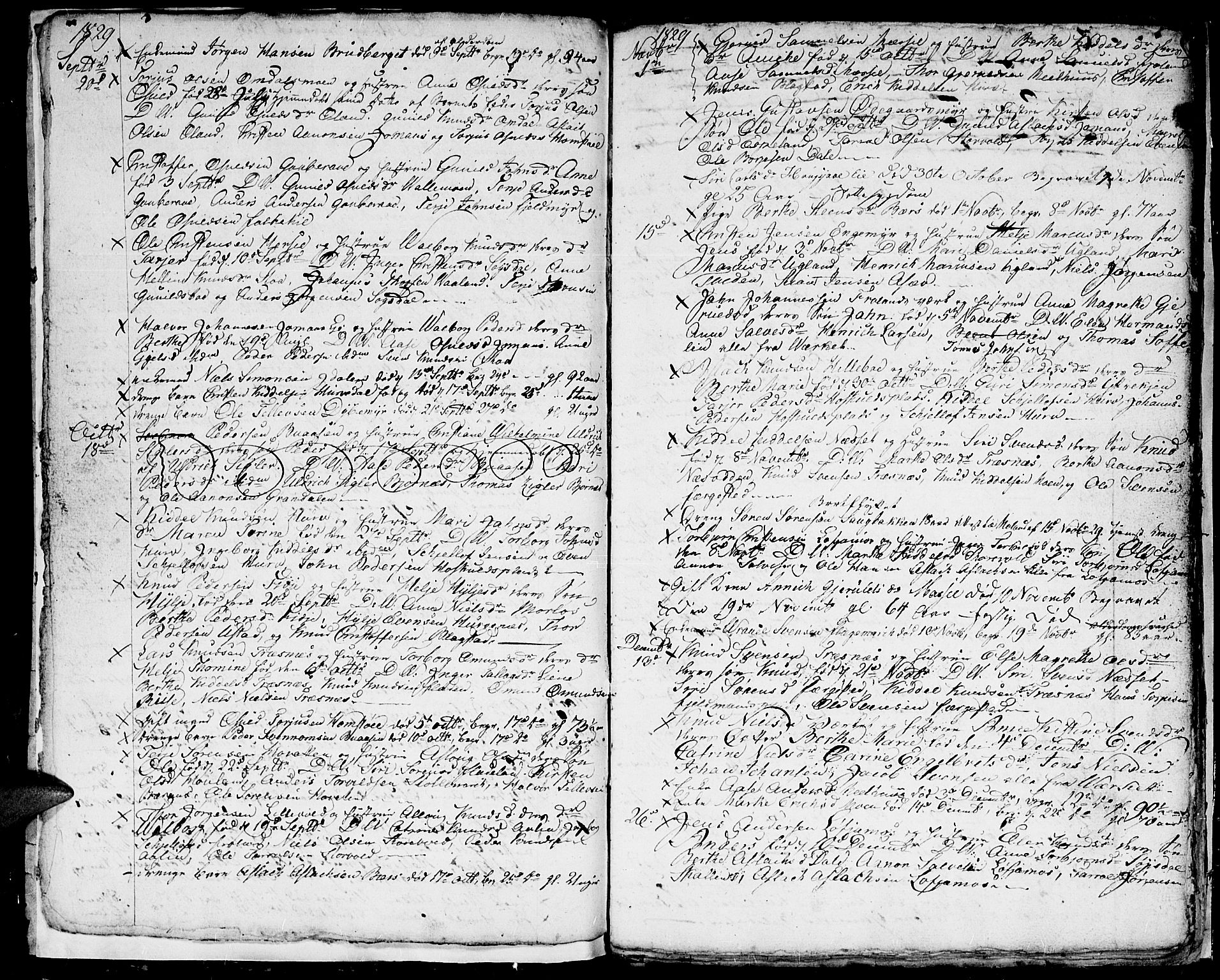 Froland sokneprestkontor, AV/SAK-1111-0013/F/Fb/L0006: Parish register (copy) no. B 6, 1828-1834