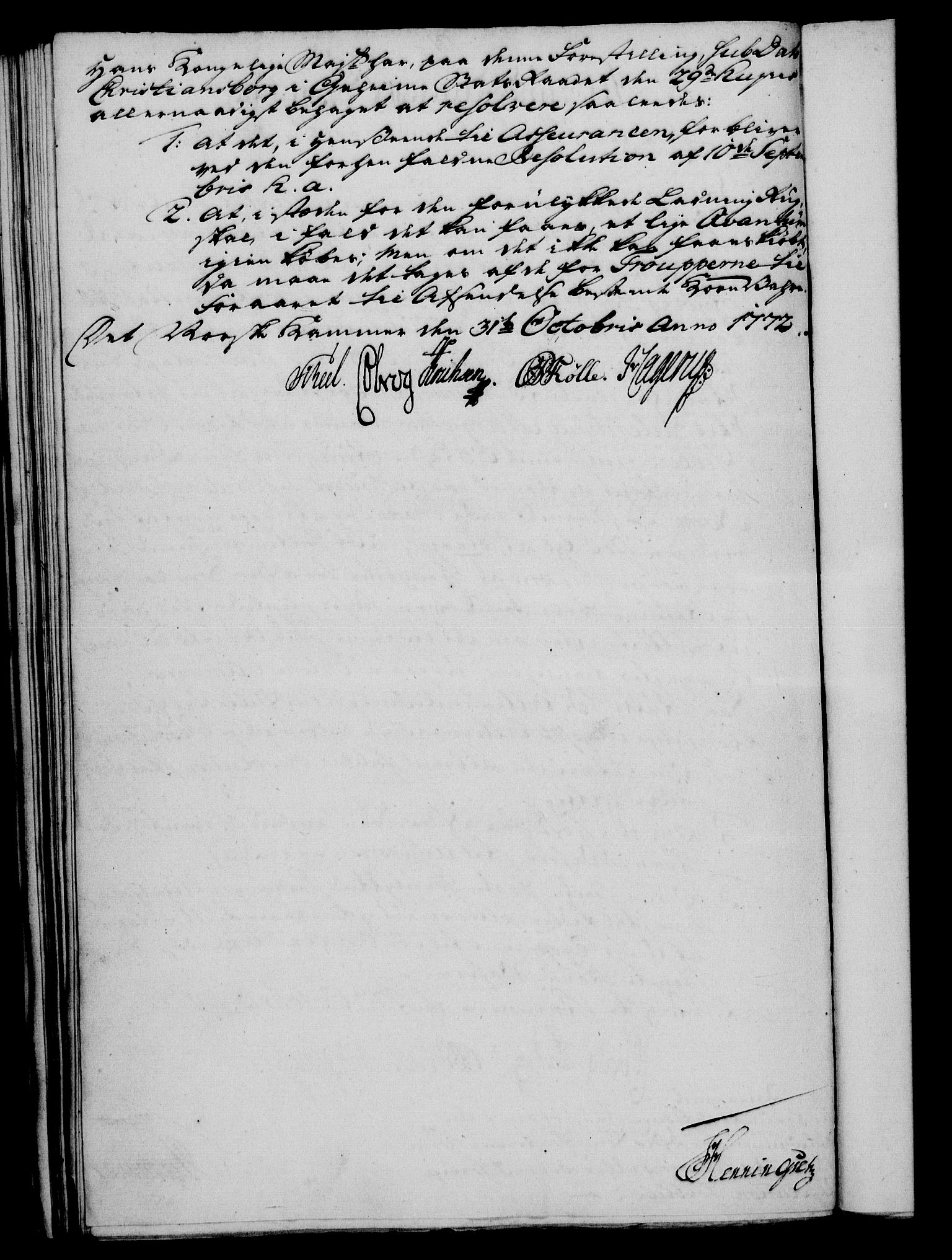 Rentekammeret, Kammerkanselliet, RA/EA-3111/G/Gf/Gfa/L0054: Norsk relasjons- og resolusjonsprotokoll (merket RK 52.54), 1771-1772, p. 702