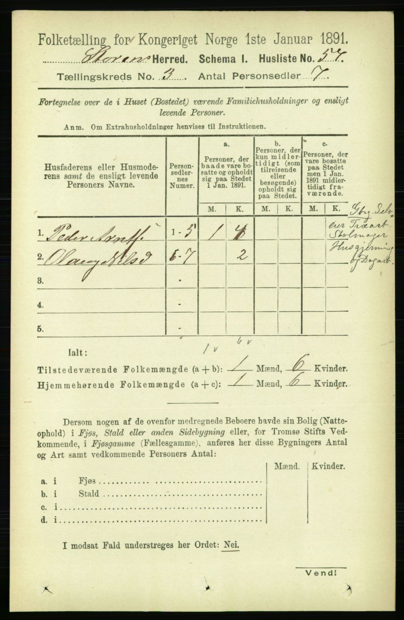 RA, 1891 census for 1648 Støren, 1891, p. 780