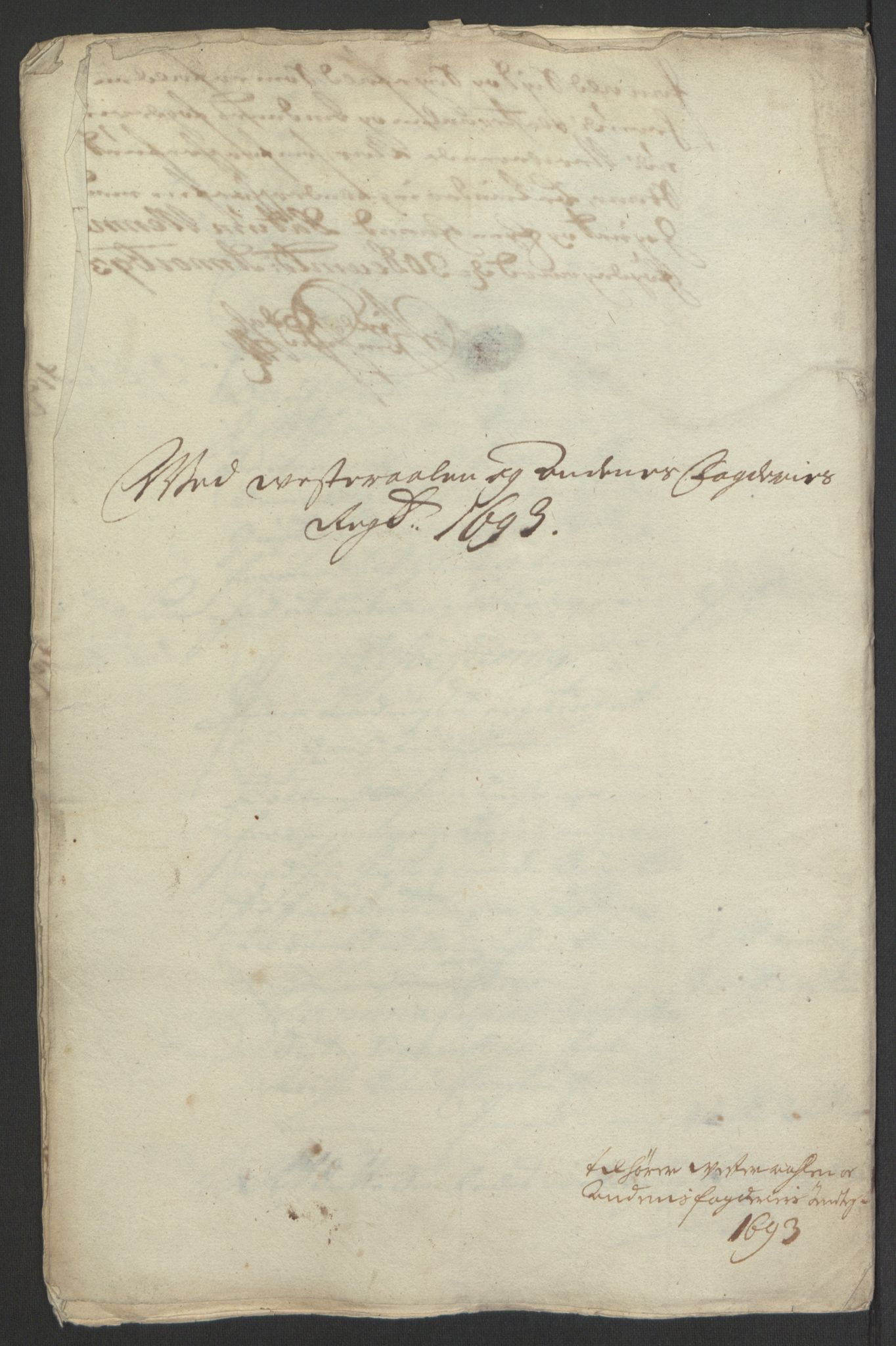 Rentekammeret inntil 1814, Reviderte regnskaper, Fogderegnskap, AV/RA-EA-4092/R67/L4676: Fogderegnskap Vesterålen, Andenes og Lofoten, 1691-1693, p. 341