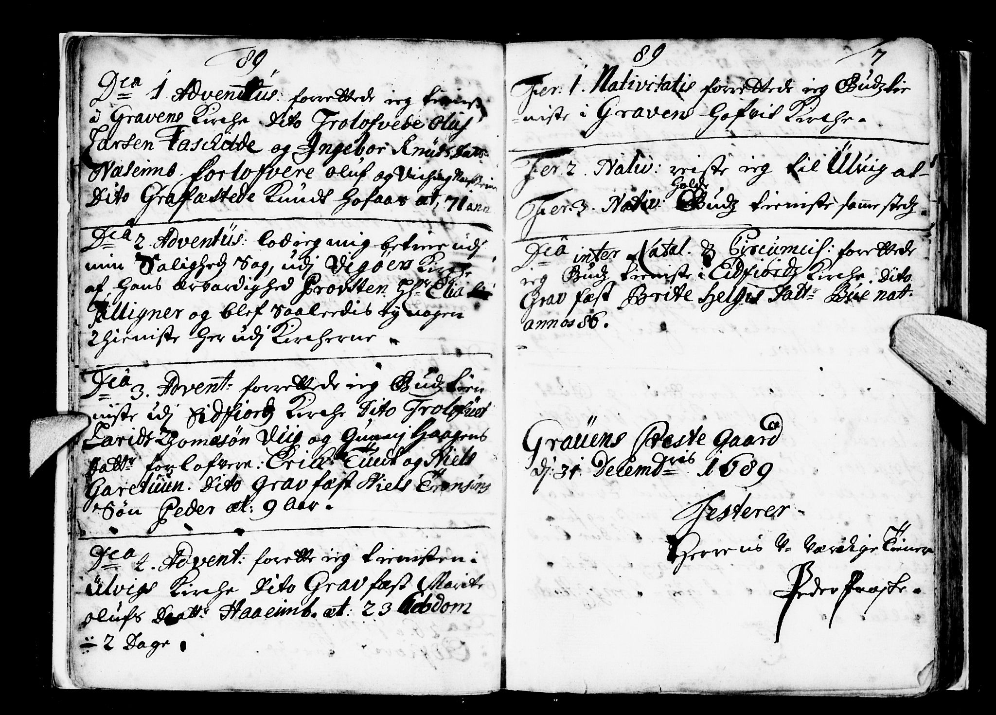 Ulvik sokneprestembete, SAB/A-78801/H/Haa: Parish register (official) no. A 2, 1689-1706, p. 7