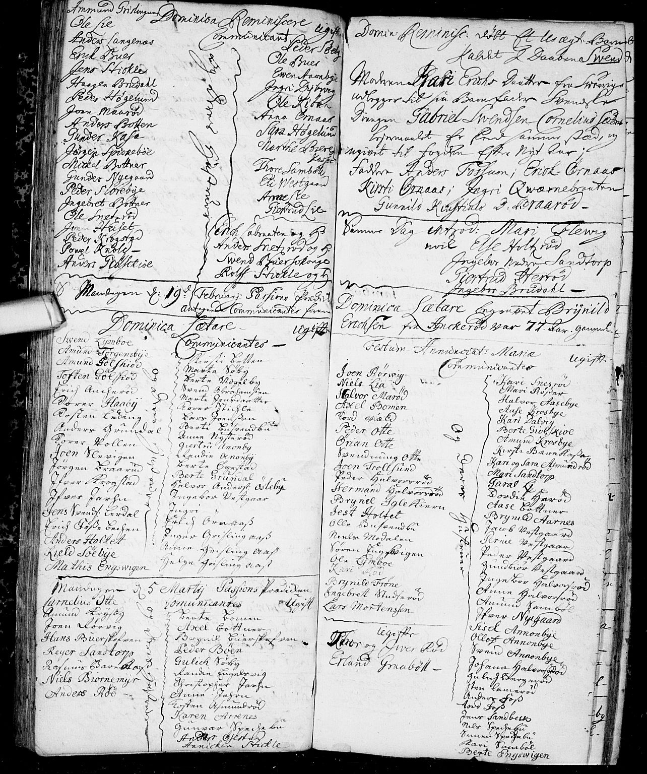Aremark prestekontor Kirkebøker, AV/SAO-A-10899/F/Fb/L0001: Parish register (official) no.  II 1, 1738-1745
