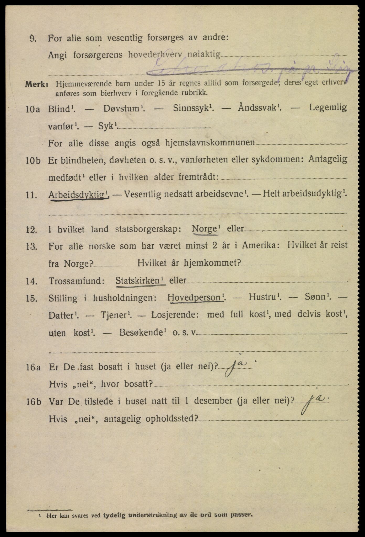 SAK, 1920 census for Kristiansand, 1920, p. 27880