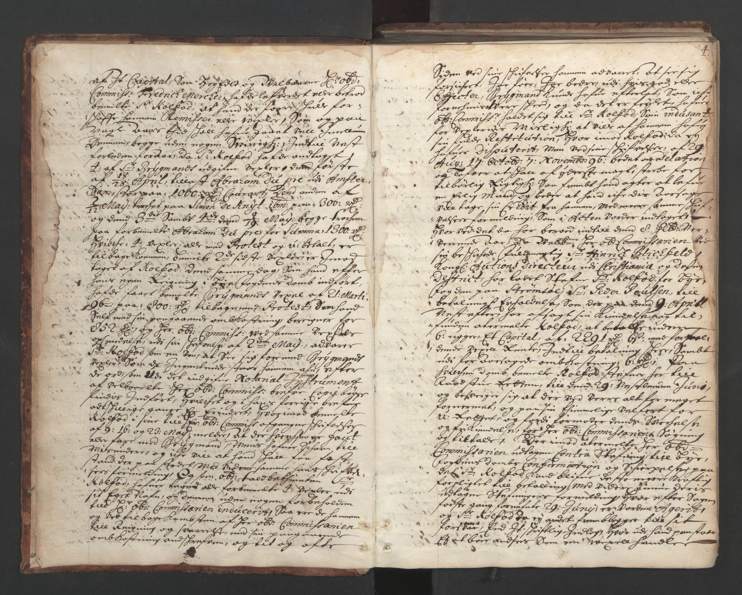 Tønsberg rådstuerett, AV/SAKO-A-800/F/Fa/L0006A: Rådstuprotokoll, 1697-1705, p. 3b-4a