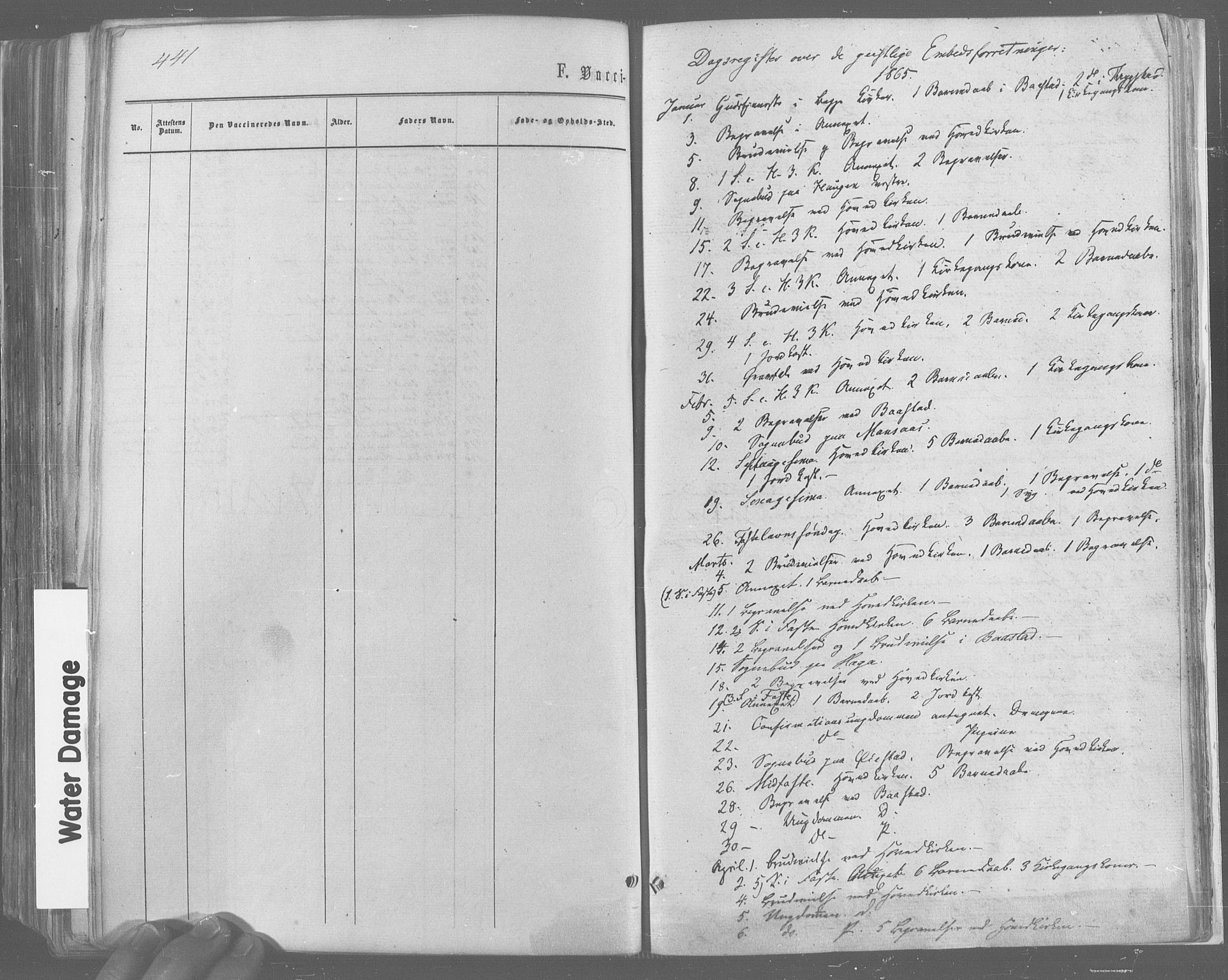 Trøgstad prestekontor Kirkebøker, SAO/A-10925/F/Fa/L0009: Parish register (official) no. I 9, 1865-1877, p. 441