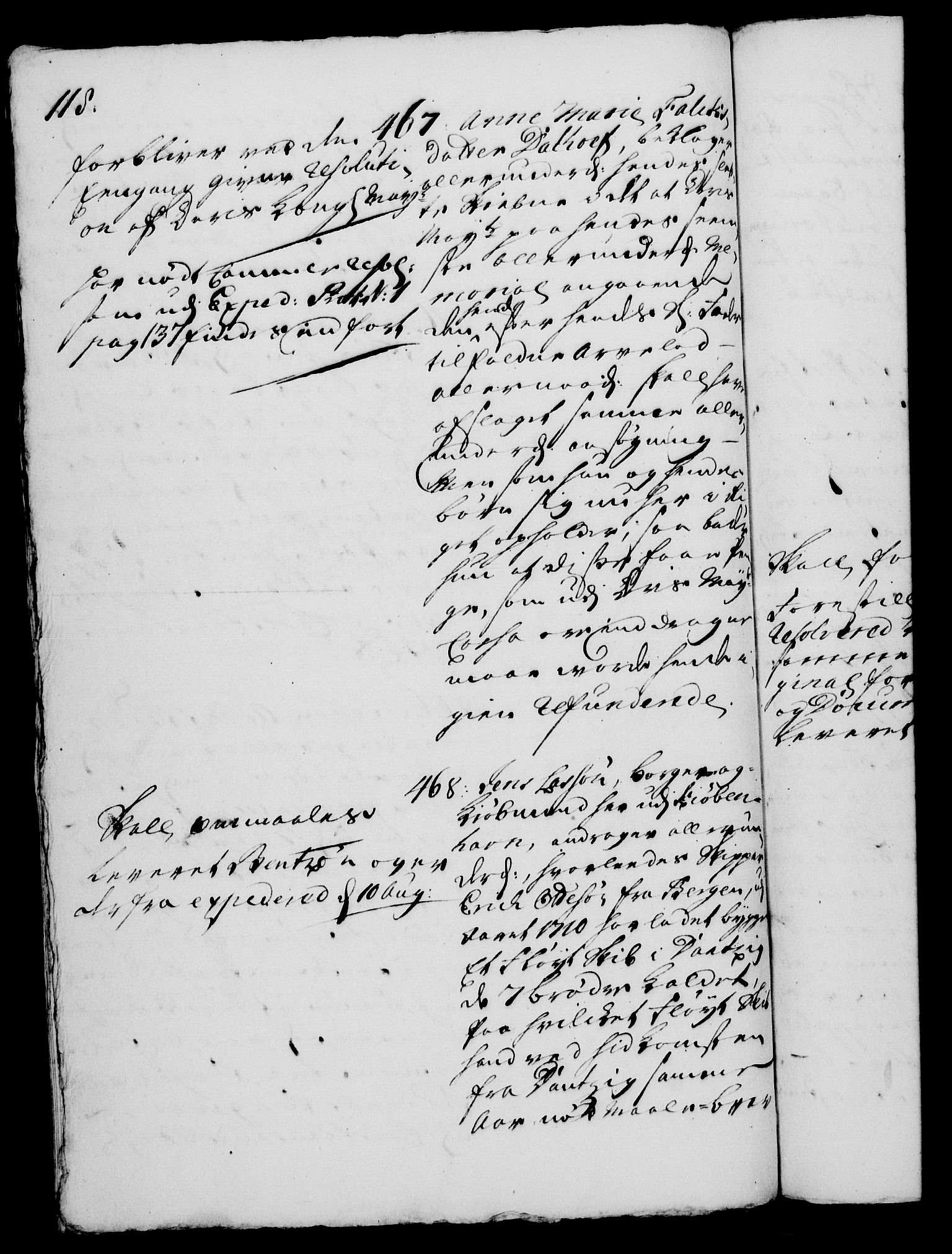 Rentekammeret, Kammerkanselliet, RA/EA-3111/G/Gh/Gha/L0002: Norsk ekstraktmemorialprotokoll, sak. 376-599 (merket RK 53.47), 1720, p. 118
