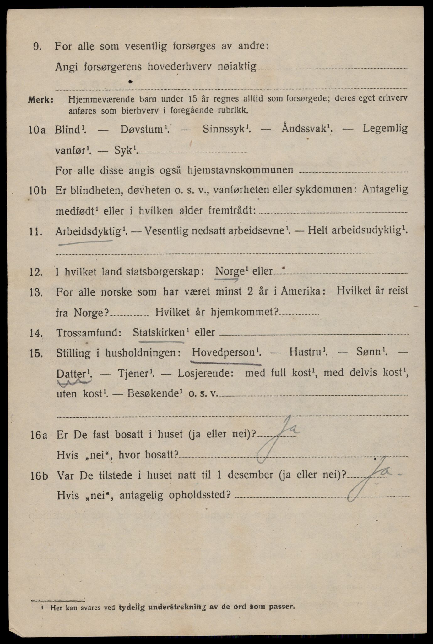 SAST, 1920 census for Skudeneshavn, 1920, p. 2457