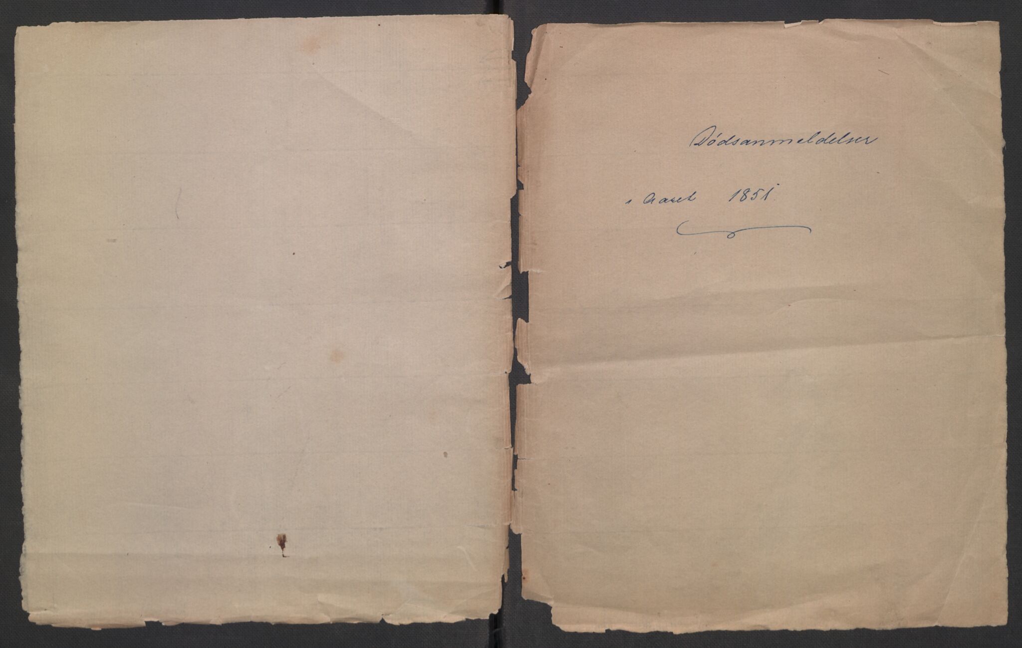 Eidsvoll tingrett, AV/SAO-A-10371/H/Ha/Hab/L0003: Dødsfallslister, 1851-1865, p. 1