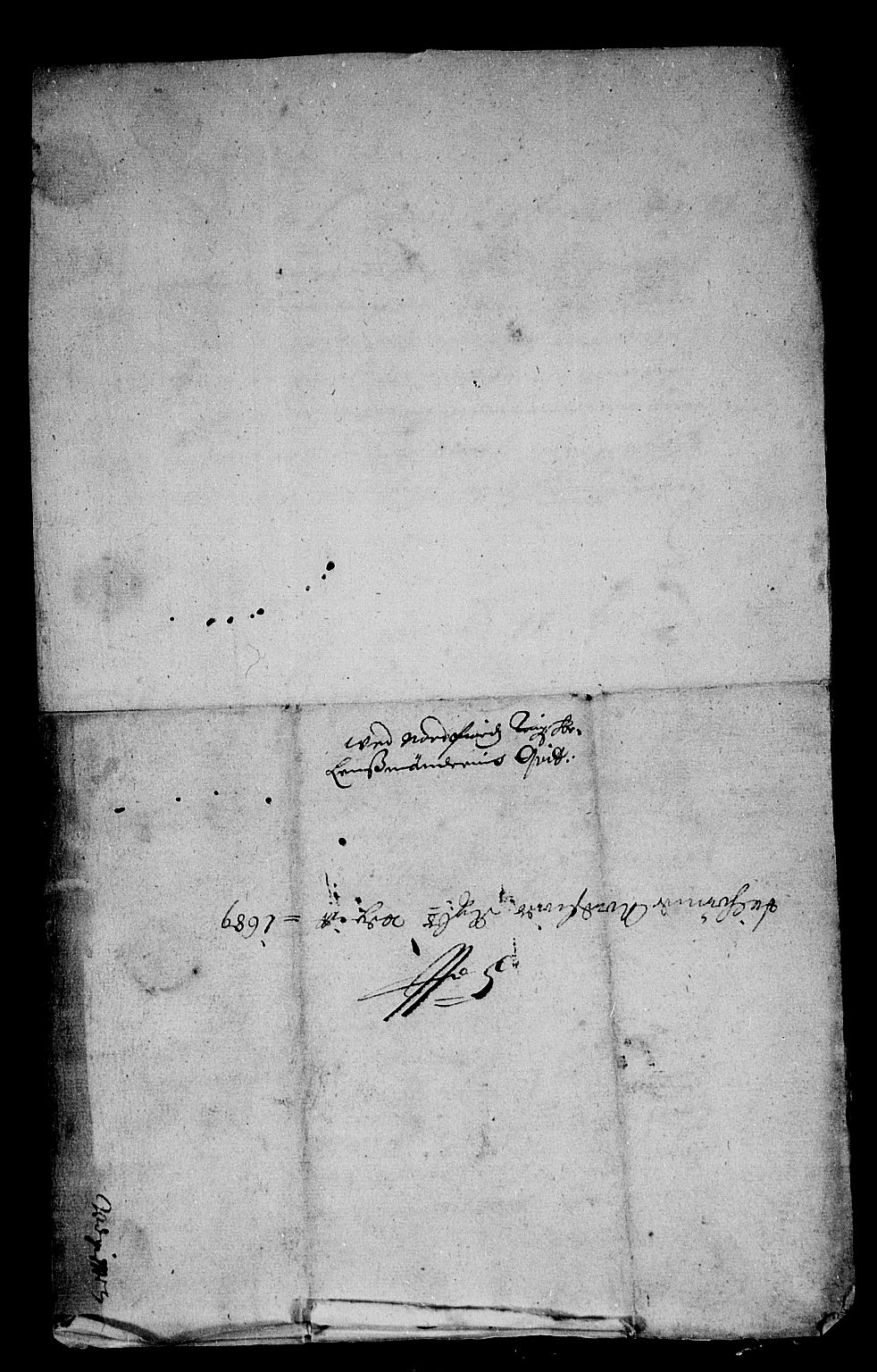 Rentekammeret inntil 1814, Reviderte regnskaper, Stiftamtstueregnskaper, Bergen stiftamt, AV/RA-EA-6043/R/Rc/L0091: Bergen stiftamt, 1689