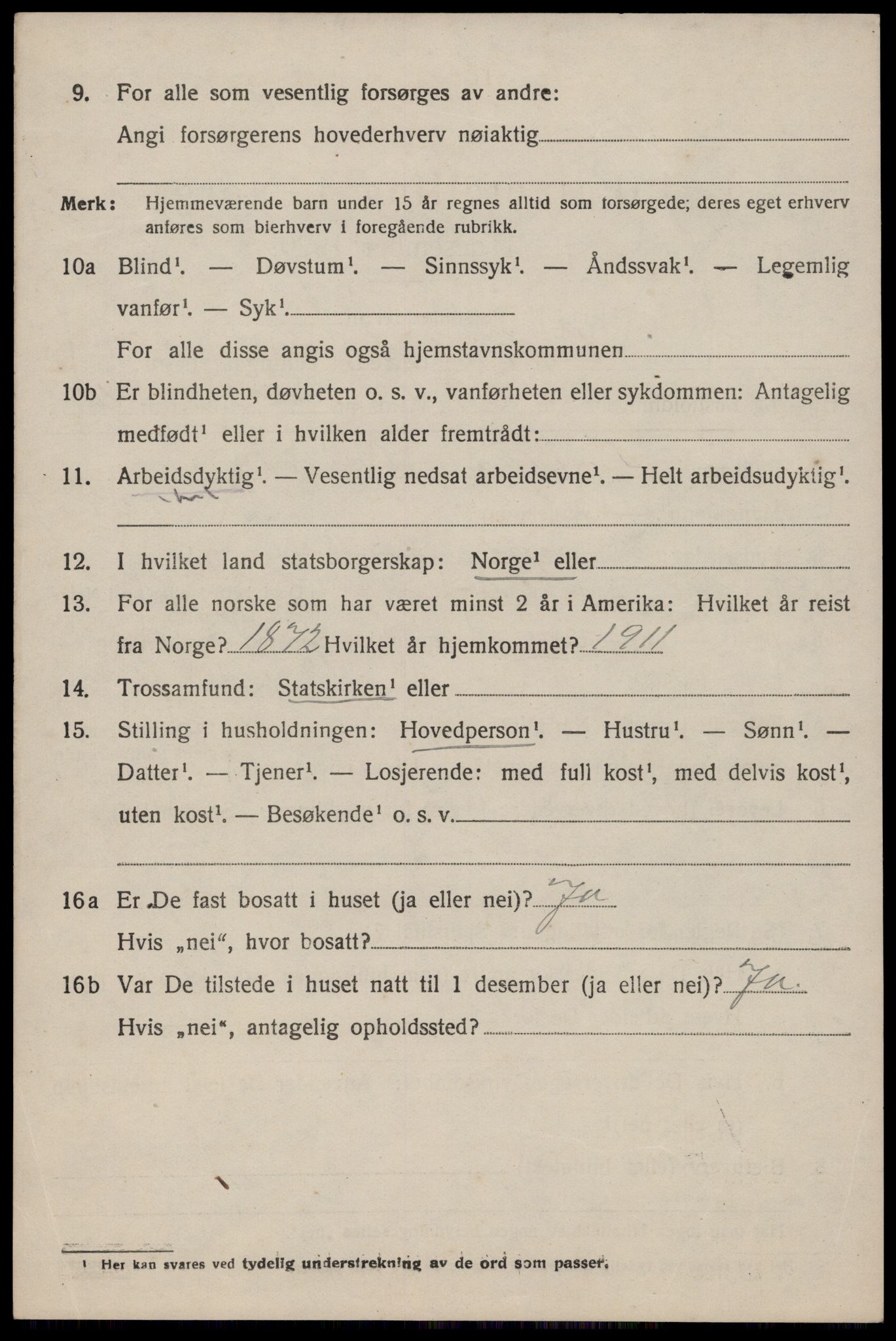 SAST, 1920 census for Vikedal, 1920, p. 1820