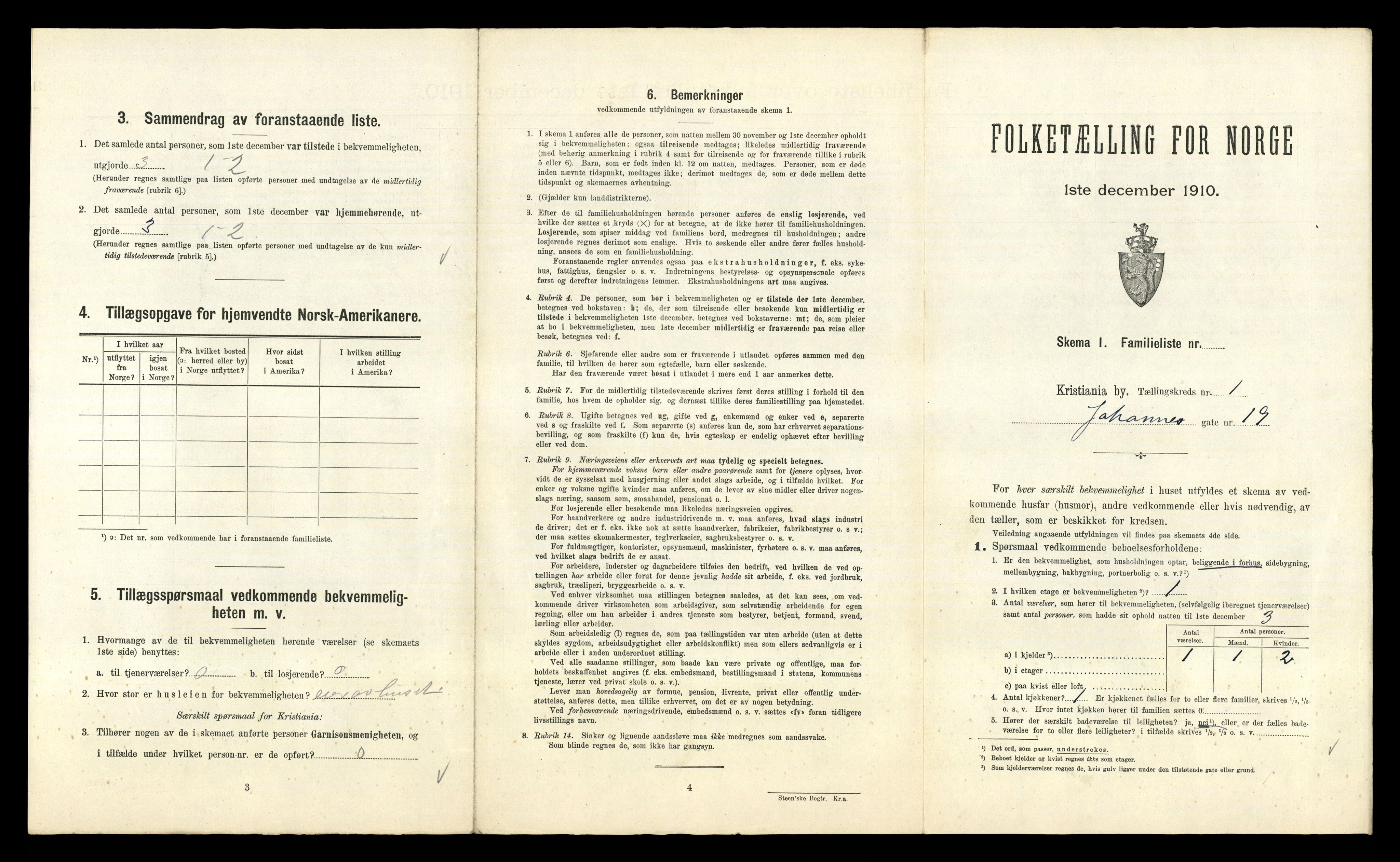 RA, 1910 census for Kristiania, 1910, p. 46101