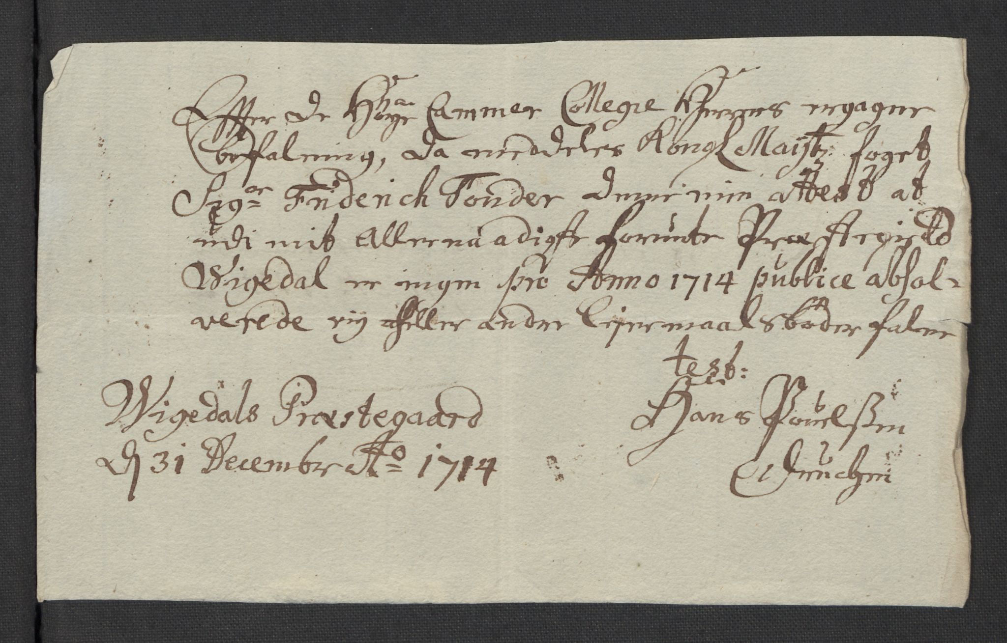 Rentekammeret inntil 1814, Reviderte regnskaper, Fogderegnskap, AV/RA-EA-4092/R47/L2867: Fogderegnskap Ryfylke, 1714, p. 191