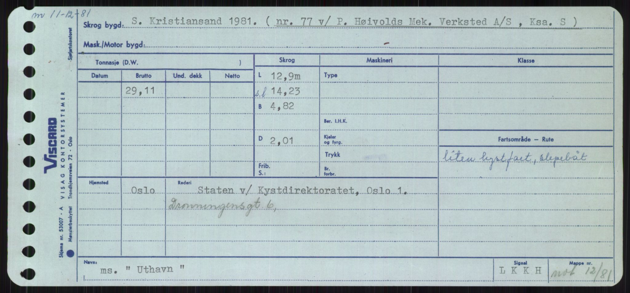 Sjøfartsdirektoratet med forløpere, Skipsmålingen, AV/RA-S-1627/H/Ha/L0006/0002: Fartøy, Sver-Å / Fartøy, U-Å, p. 81