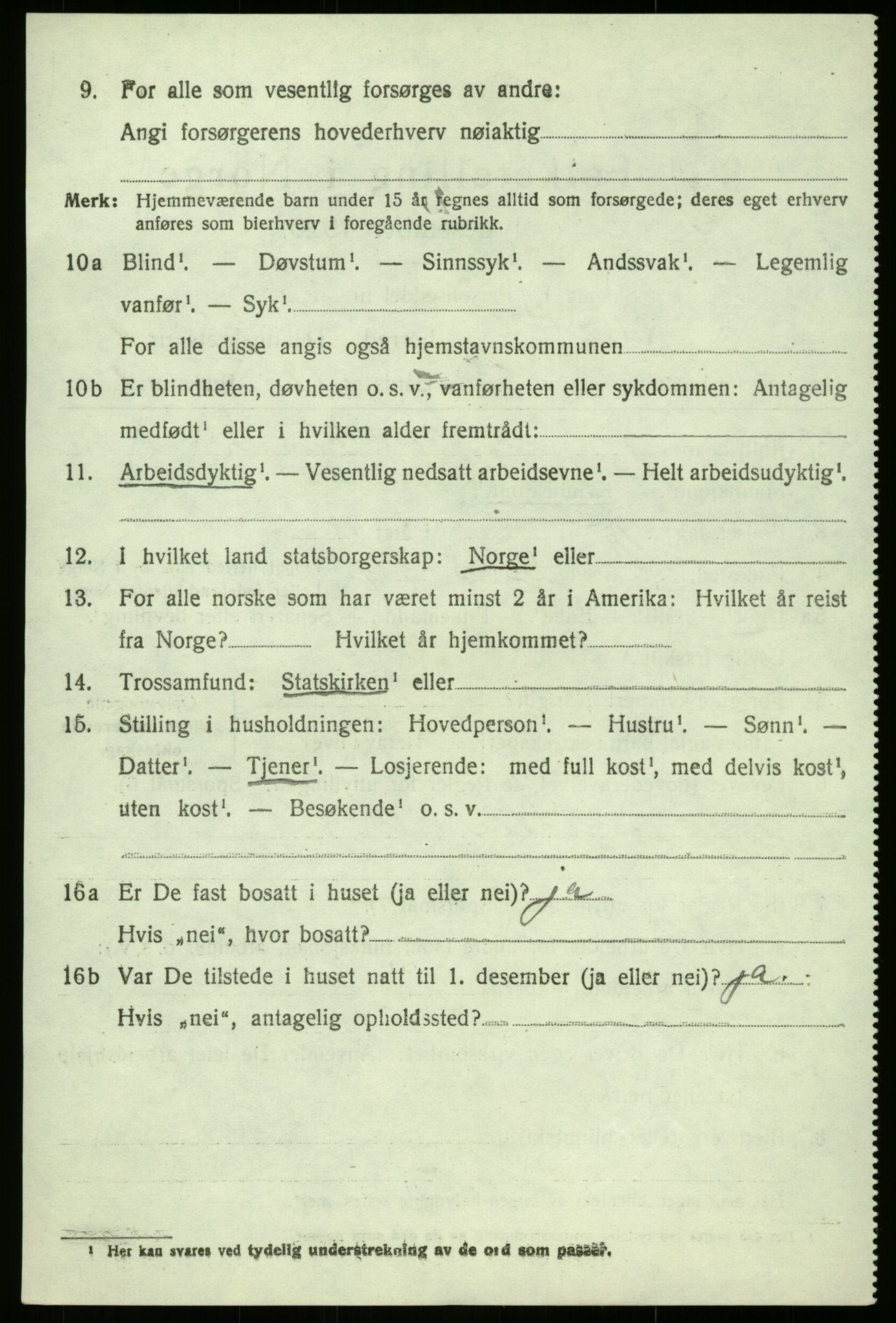 SAB, 1920 census for Luster, 1920, p. 6029