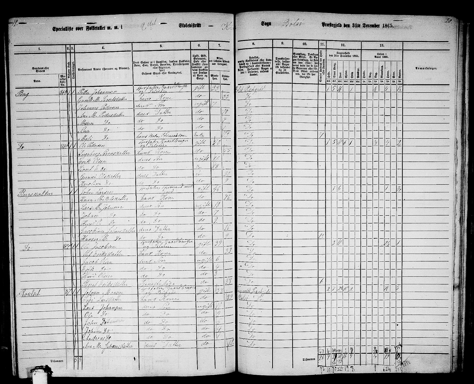 RA, 1865 census for Bolsøy, 1865, p. 79