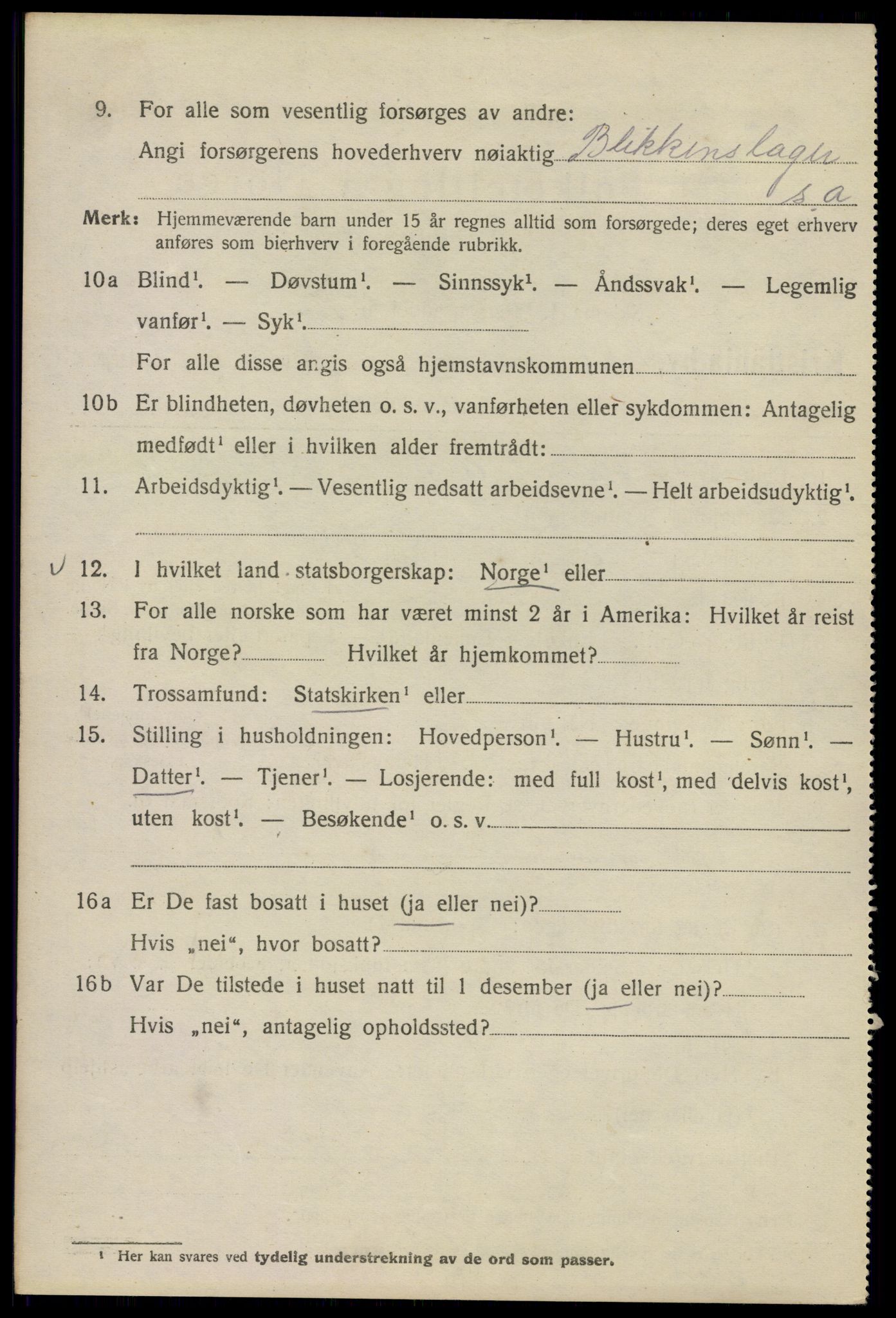 SAO, 1920 census for Kristiania, 1920, p. 611672