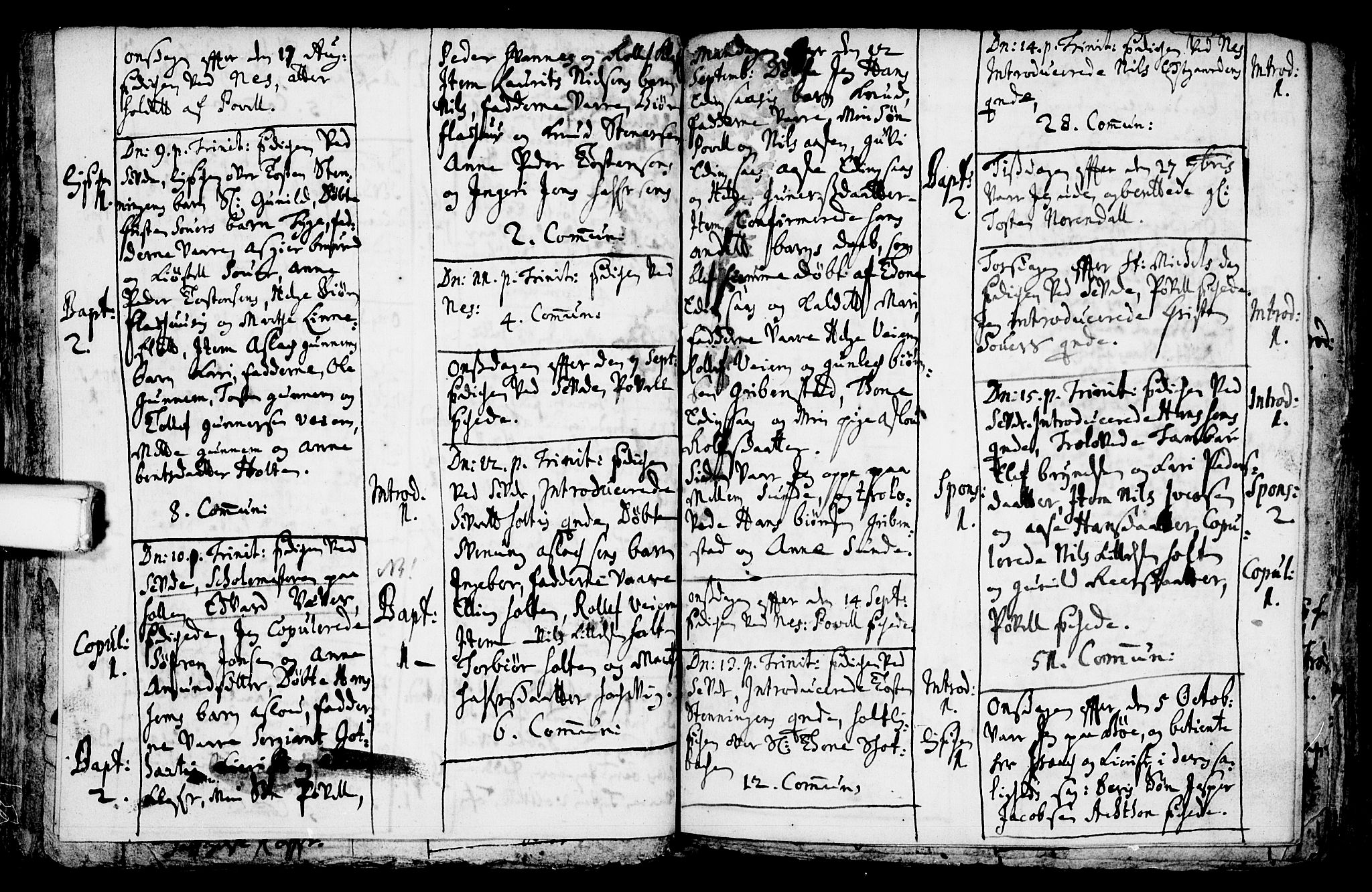 Sauherad kirkebøker, AV/SAKO-A-298/F/Fa/L0002: Parish register (official) no. I 2, 1681-1720