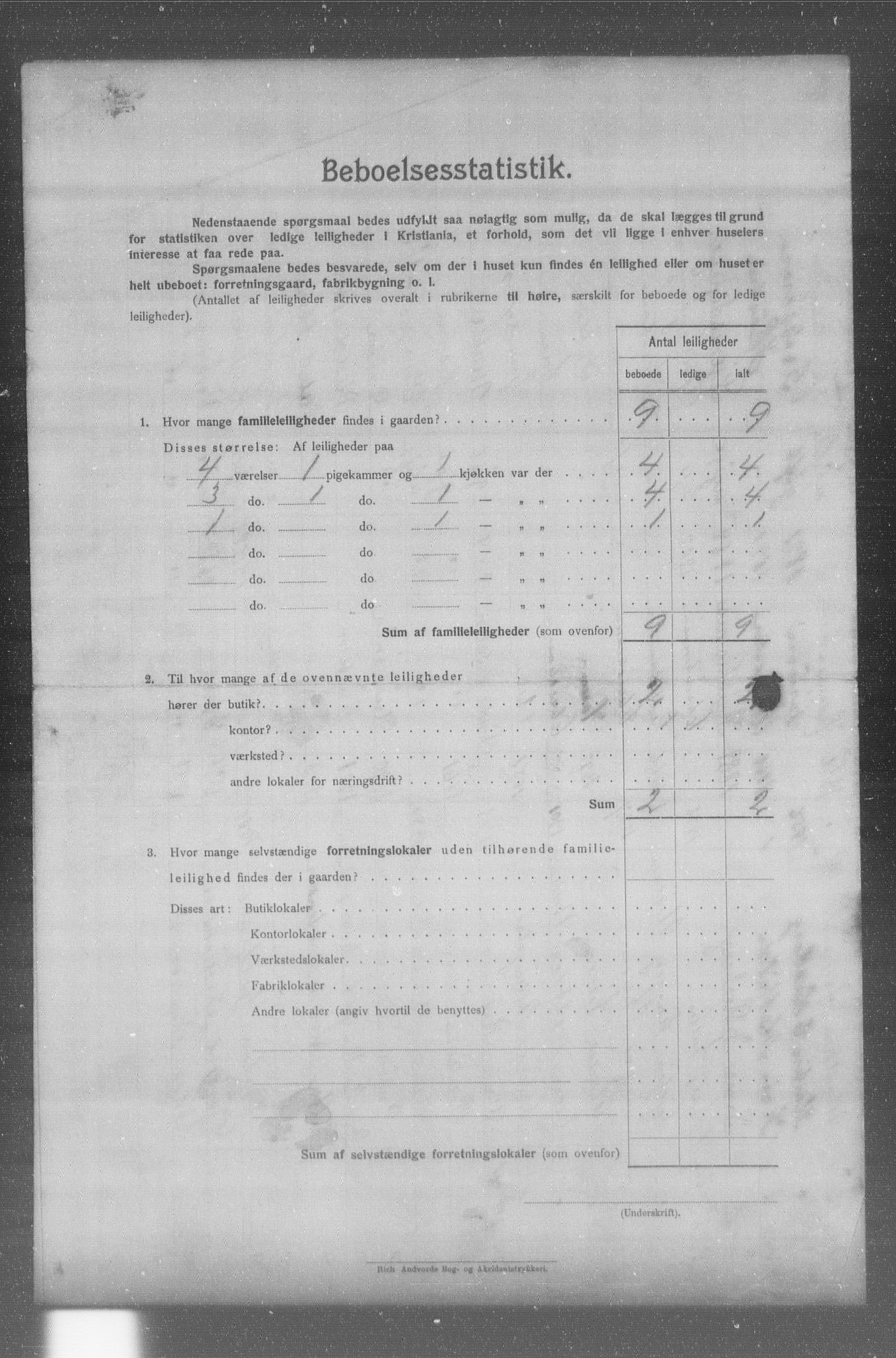 OBA, Municipal Census 1904 for Kristiania, 1904, p. 14522