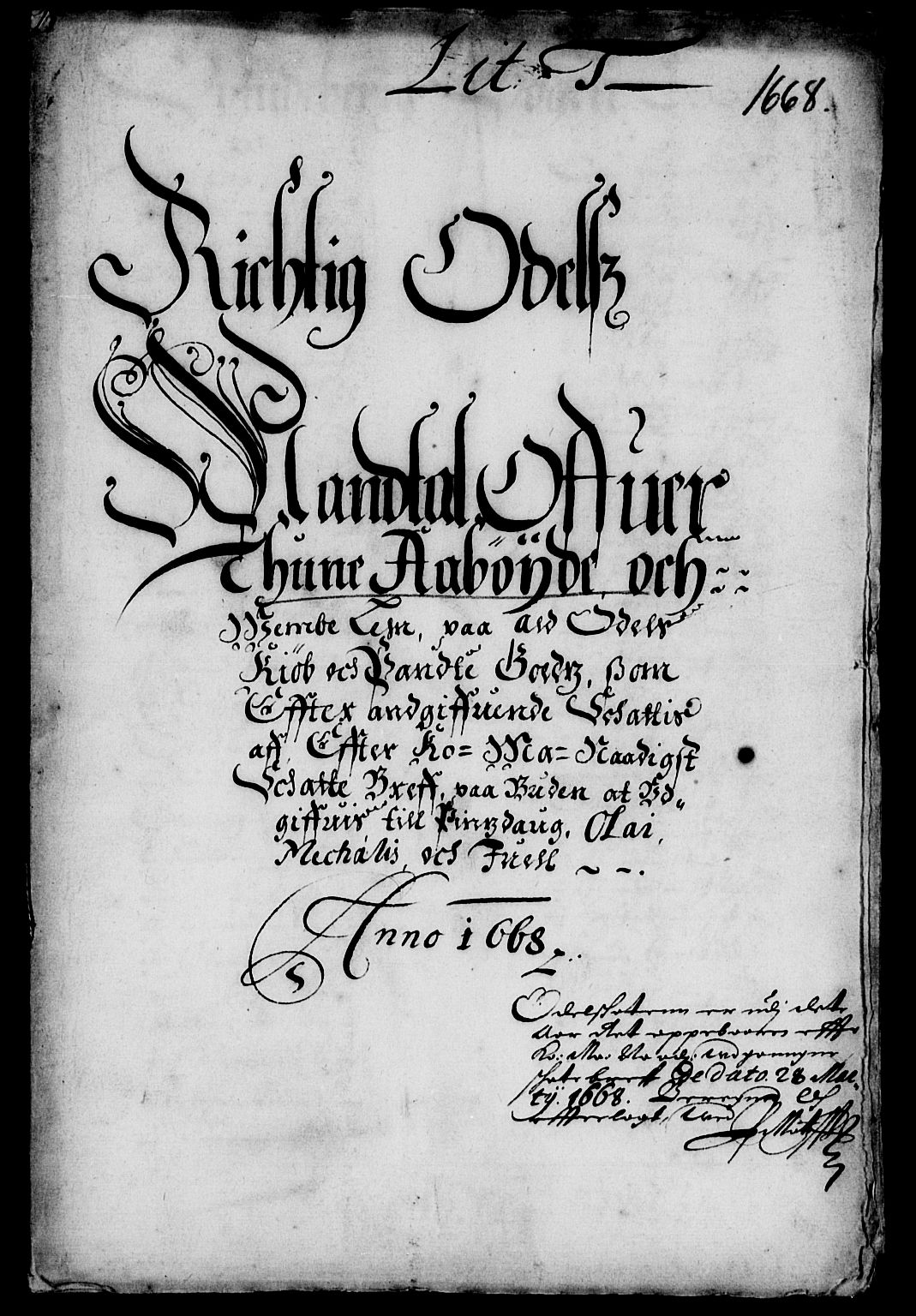 Rentekammeret inntil 1814, Reviderte regnskaper, Lensregnskaper, RA/EA-5023/R/Rb/Rbc/L0012: Tune, Åbygge og Veme len, 1665-1668