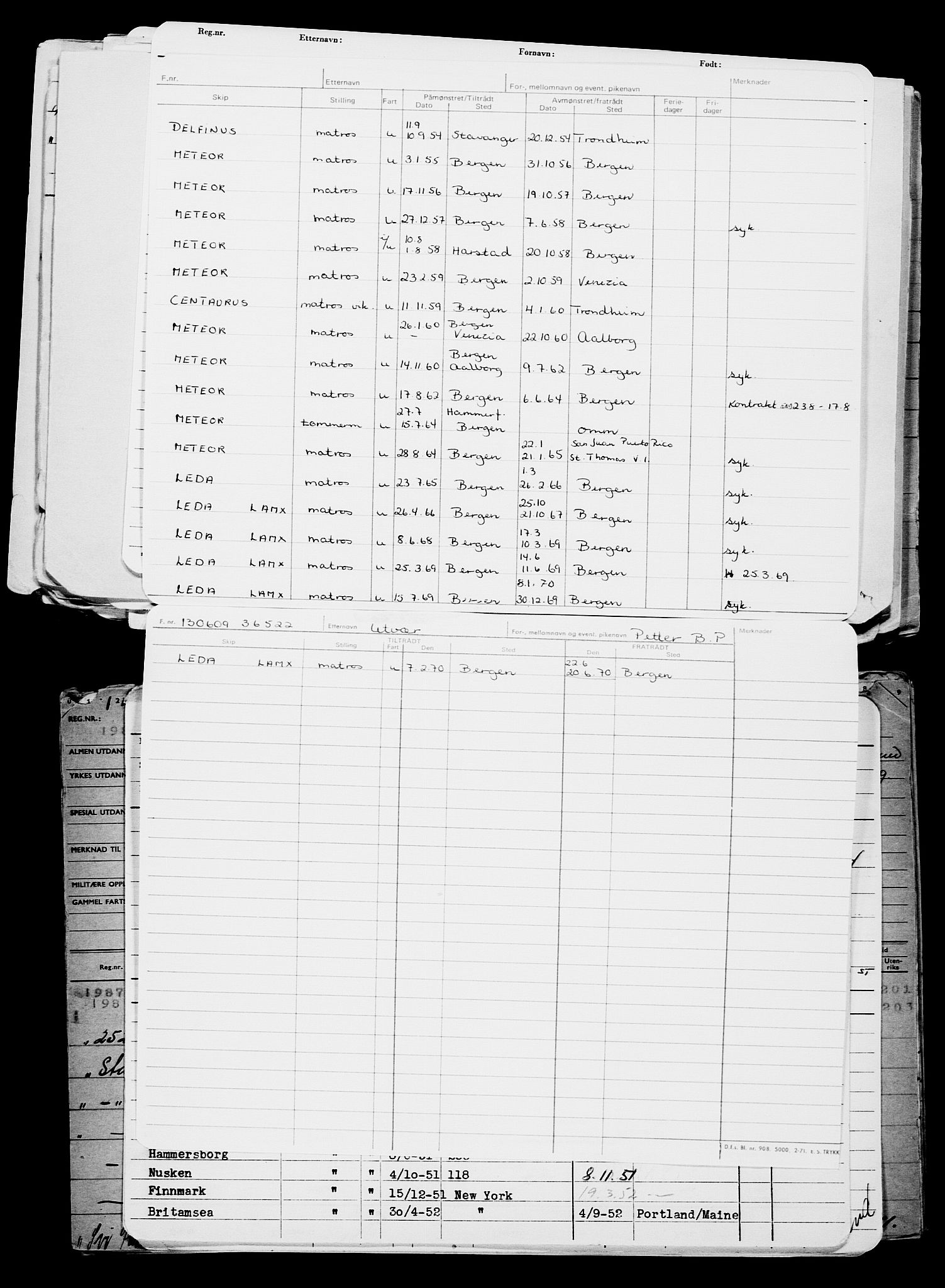 Direktoratet for sjømenn, AV/RA-S-3545/G/Gb/L0083: Hovedkort, 1909, p. 643