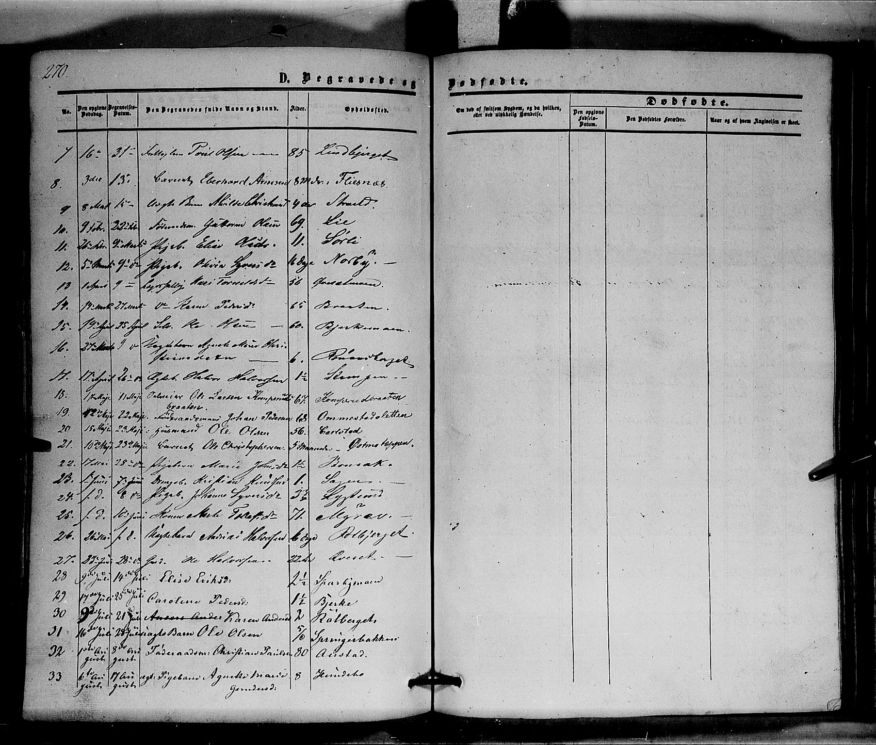 Hof prestekontor, AV/SAH-PREST-038/H/Ha/Haa/L0008: Parish register (official) no. 8, 1849-1861, p. 270