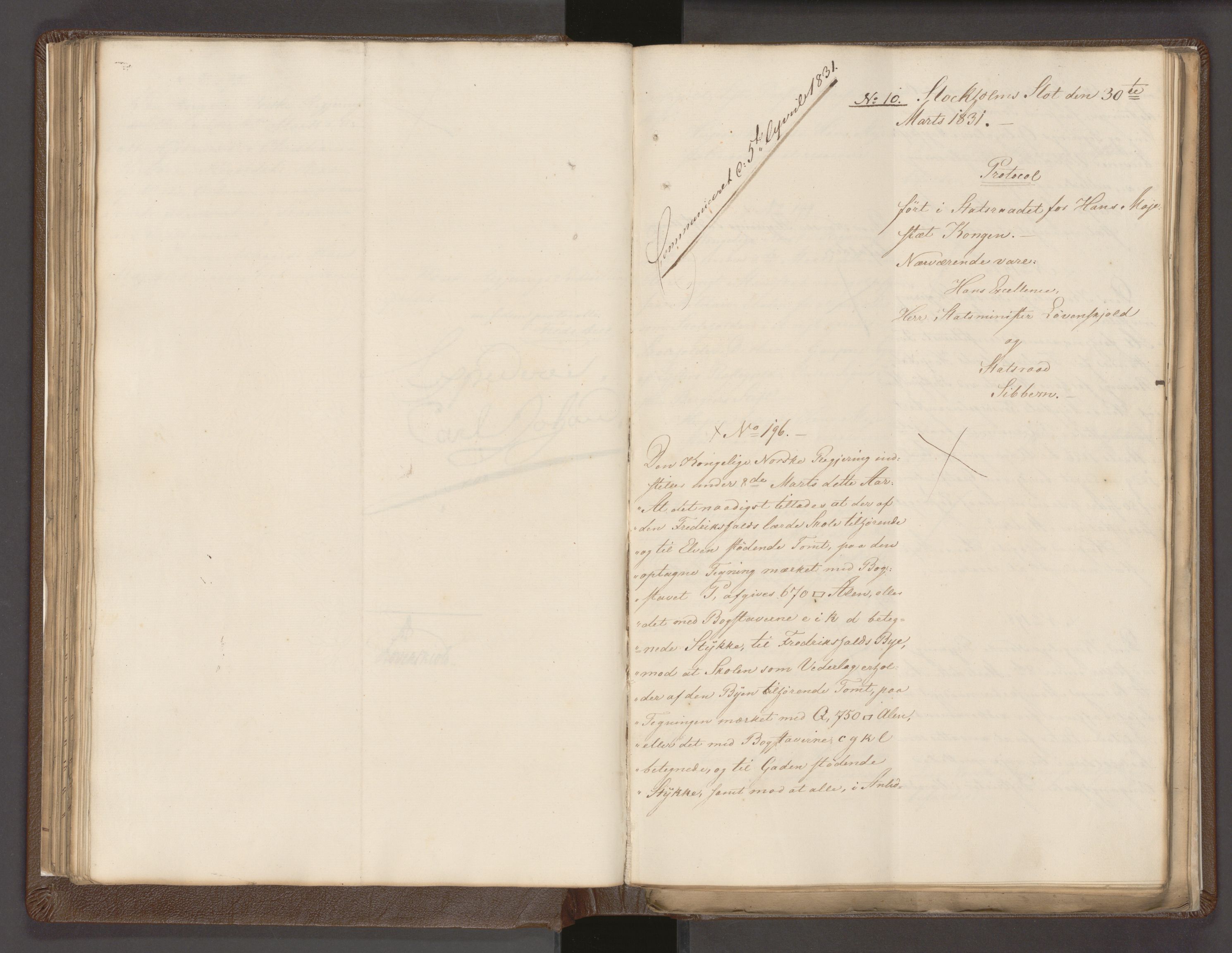 Statsrådssekretariatet, AV/RA-S-1001/A/Ab/L0032: Kgl. res. nr. 917-992 og 1-512, 1. halvår, 1831