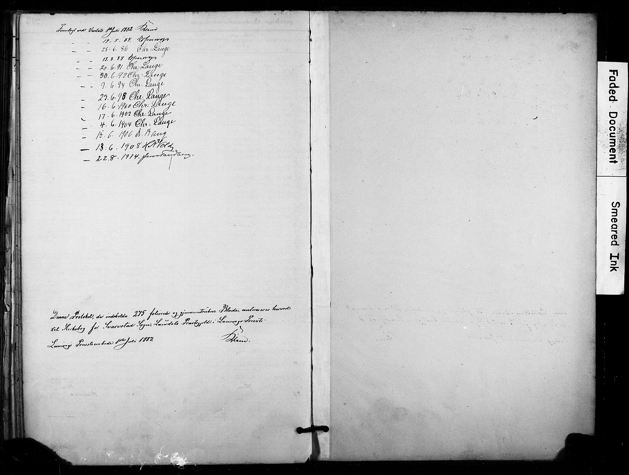 Lardal kirkebøker, SAKO/A-350/F/Fb/L0001: Parish register (official) no. II 1, 1881-1911