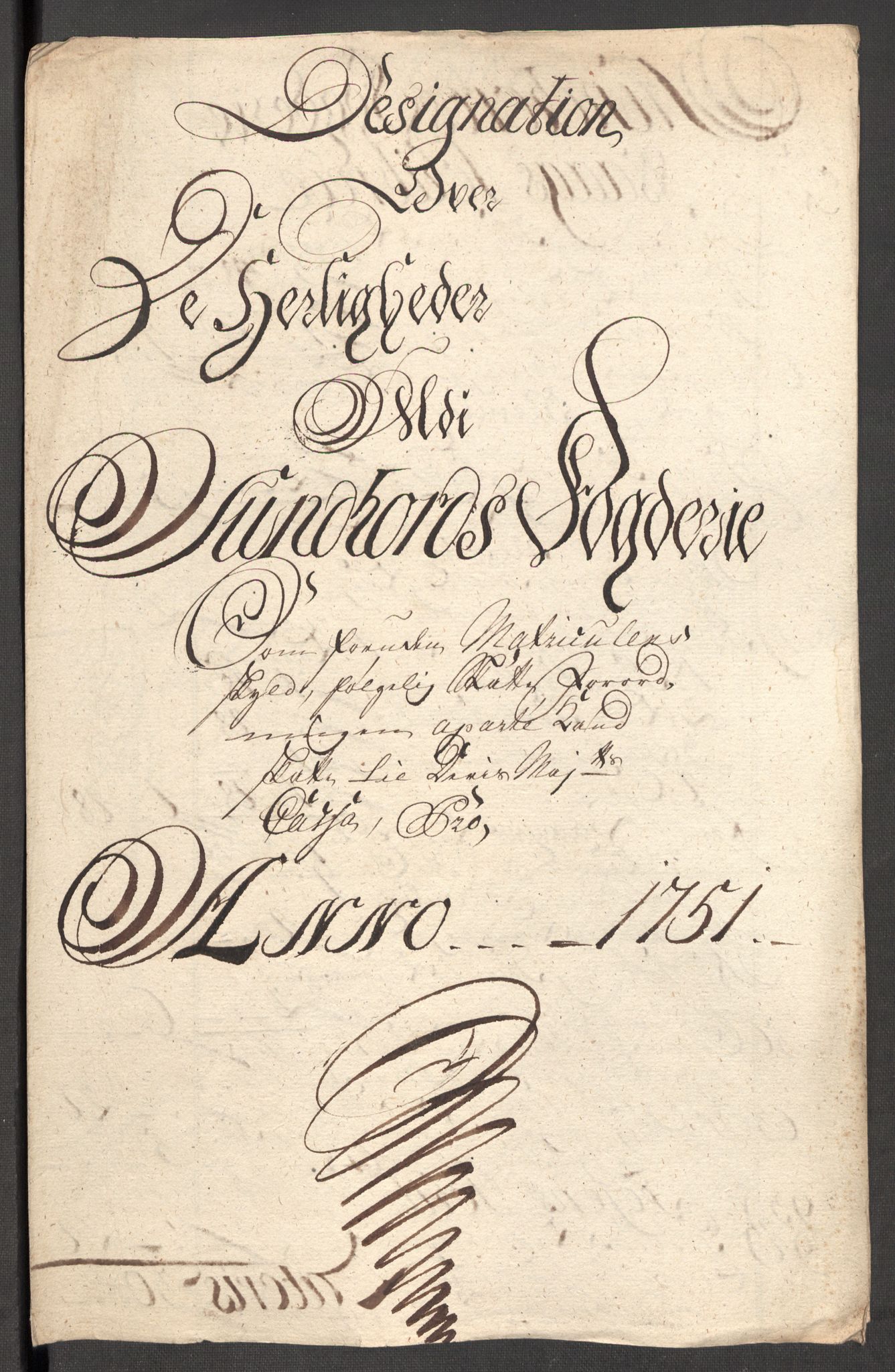 Rentekammeret inntil 1814, Reviderte regnskaper, Fogderegnskap, AV/RA-EA-4092/R48/L3056: Fogderegnskap Sunnhordland og Hardanger, 1751, p. 135