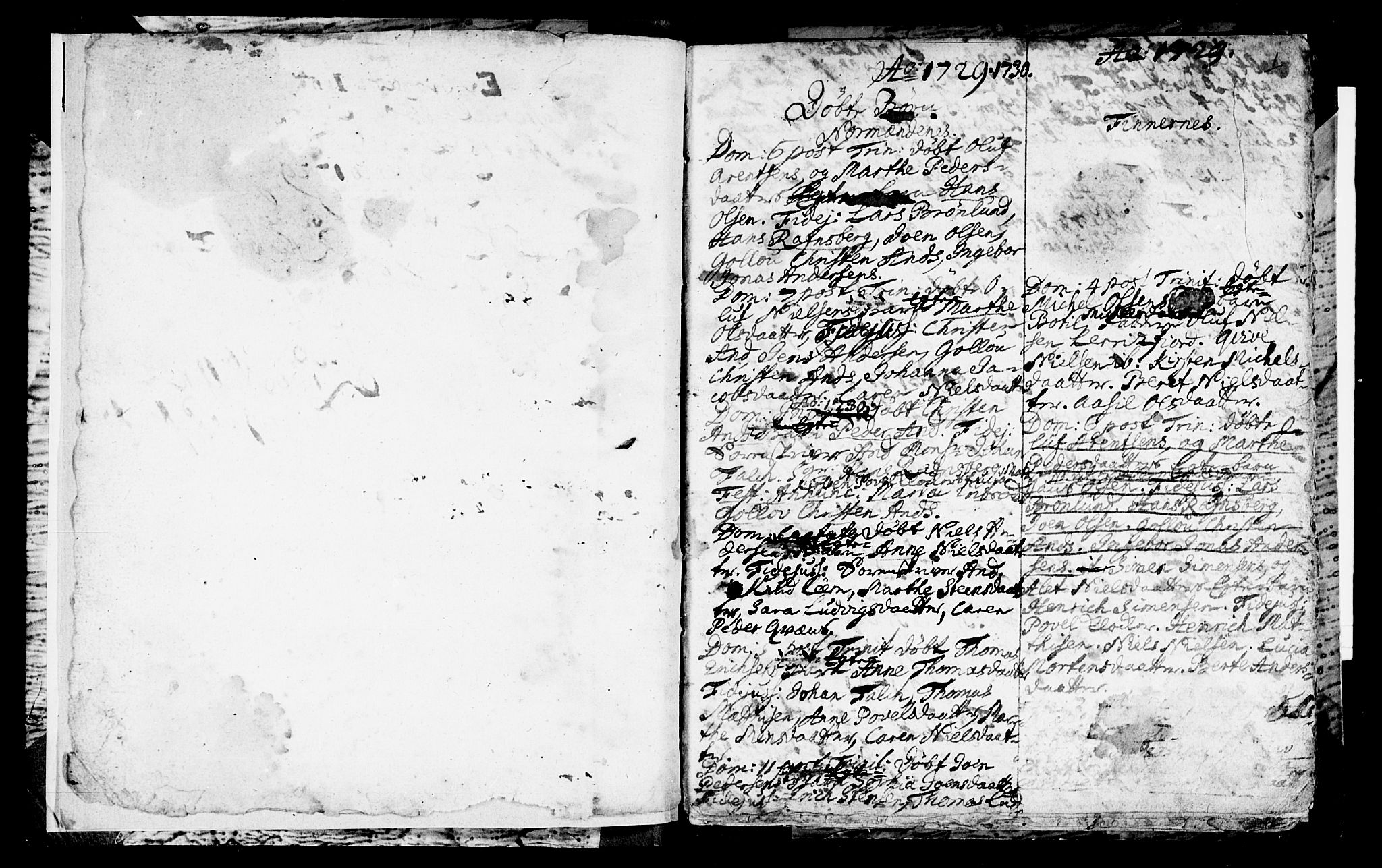 Talvik sokneprestkontor, SATØ/S-1337/H/Ha/L0002kirke: Parish register (official) no. 2, 1729-1735, p. 1