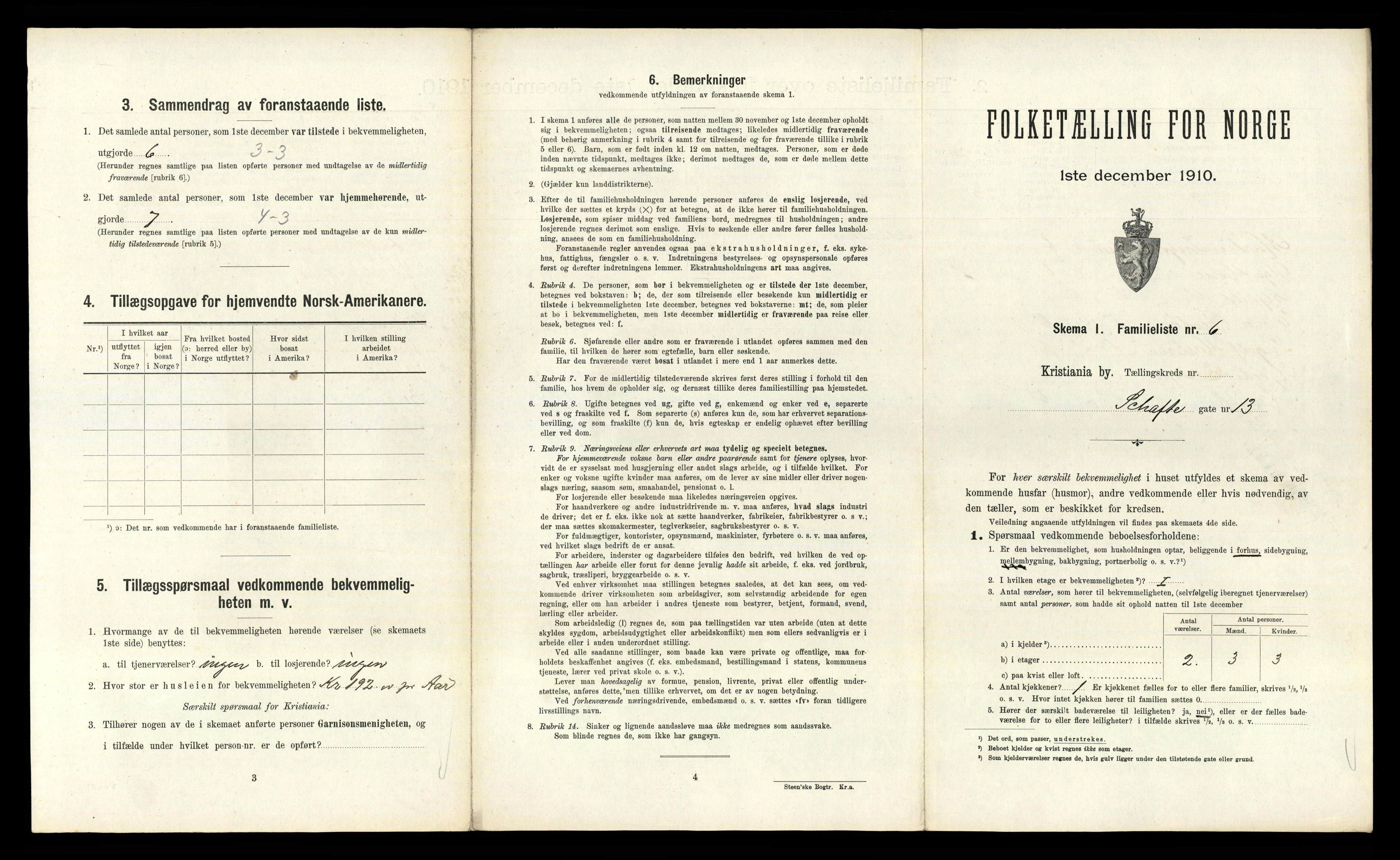 RA, 1910 census for Kristiania, 1910, p. 85427