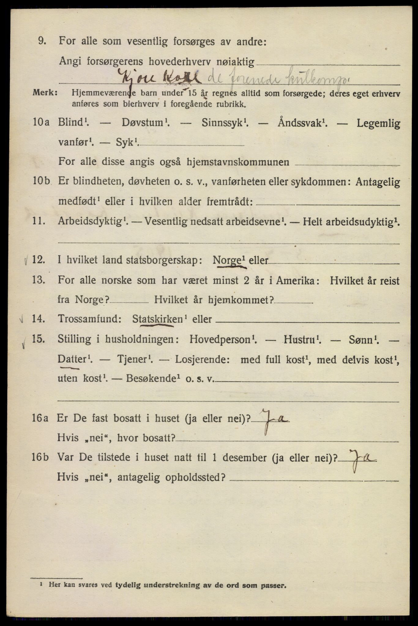 SAO, 1920 census for Kristiania, 1920, p. 631346