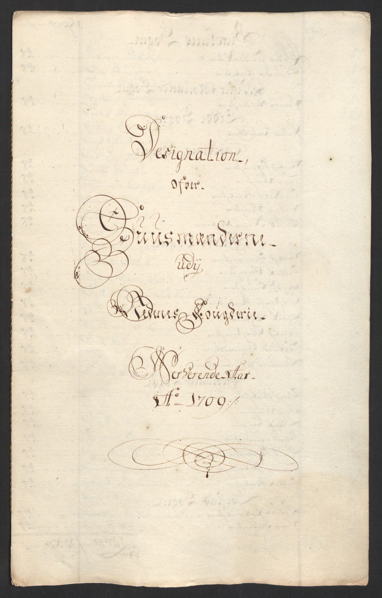 Rentekammeret inntil 1814, Reviderte regnskaper, Fogderegnskap, RA/EA-4092/R39/L2318: Fogderegnskap Nedenes, 1706-1709, p. 464