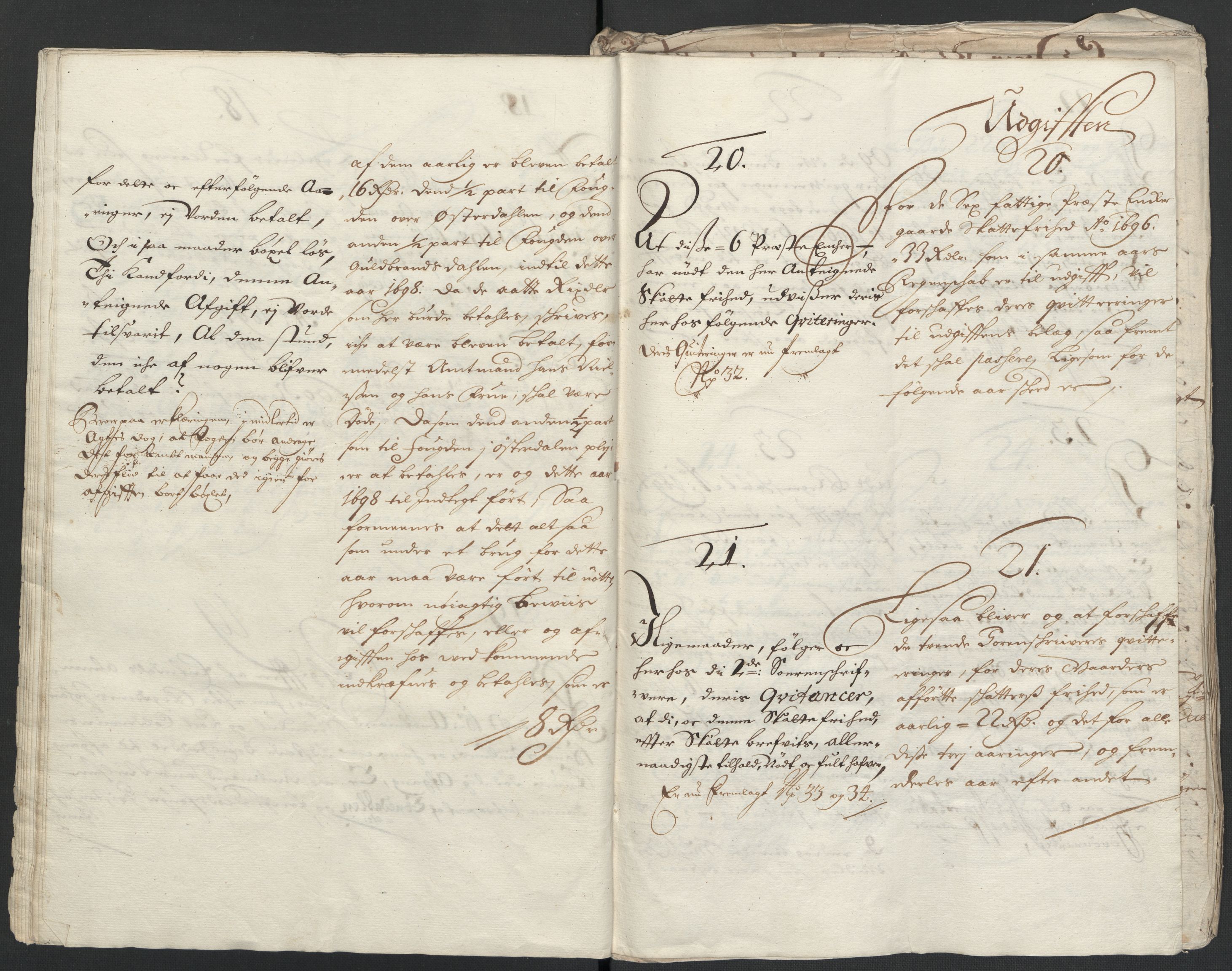 Rentekammeret inntil 1814, Reviderte regnskaper, Fogderegnskap, RA/EA-4092/R17/L1171: Fogderegnskap Gudbrandsdal, 1698, p. 231