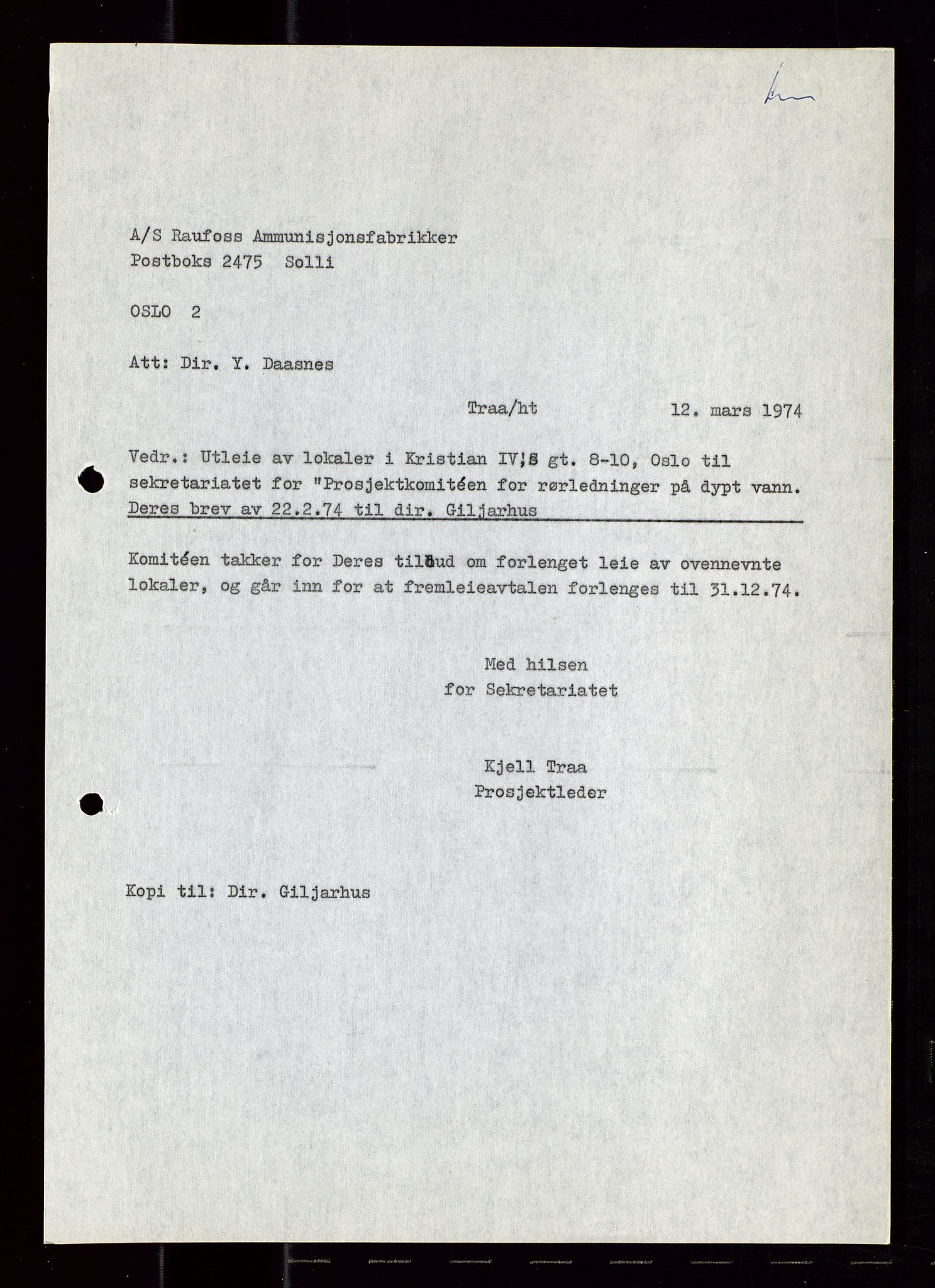 Industridepartementet, Oljekontoret, AV/SAST-A-101348/Di/L0002: DWP, måneds- kvartals- halvårs- og årsrapporter, økonomi, personell, div., 1972-1974, p. 569