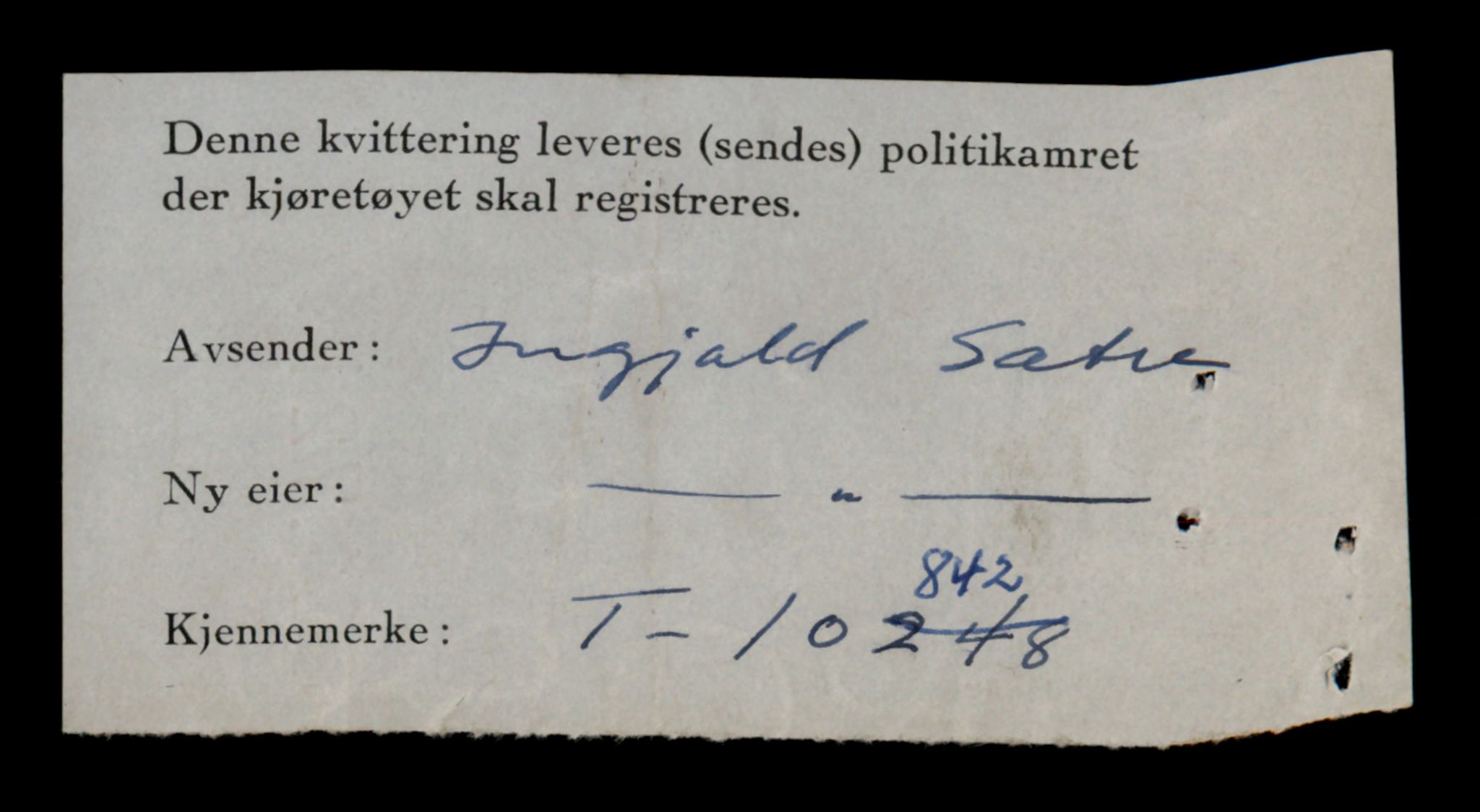 Møre og Romsdal vegkontor - Ålesund trafikkstasjon, AV/SAT-A-4099/F/Fe/L0024: Registreringskort for kjøretøy T 10810 - T 10930, 1927-1998, p. 880