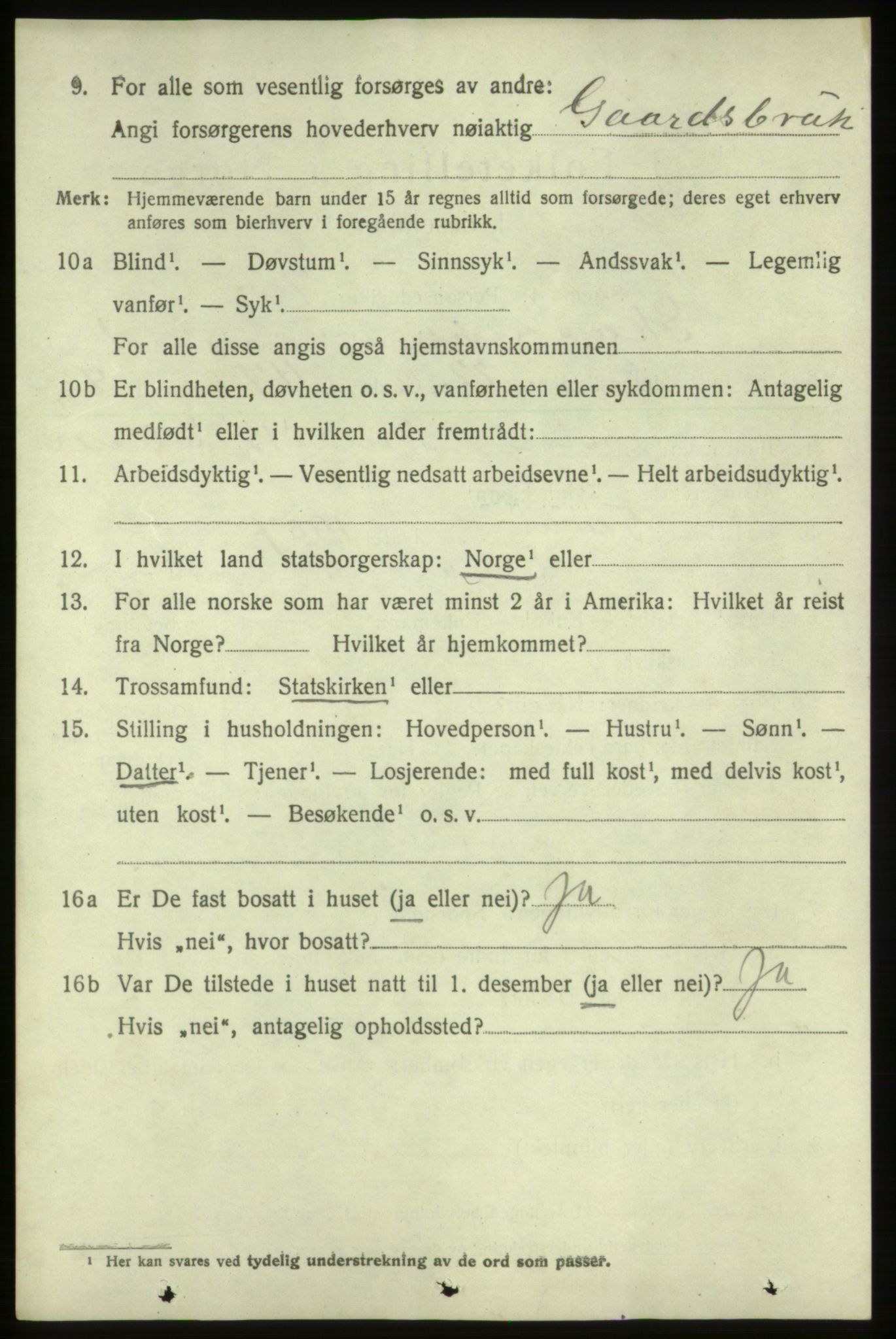 SAB, 1920 census for Skånevik, 1920, p. 2466