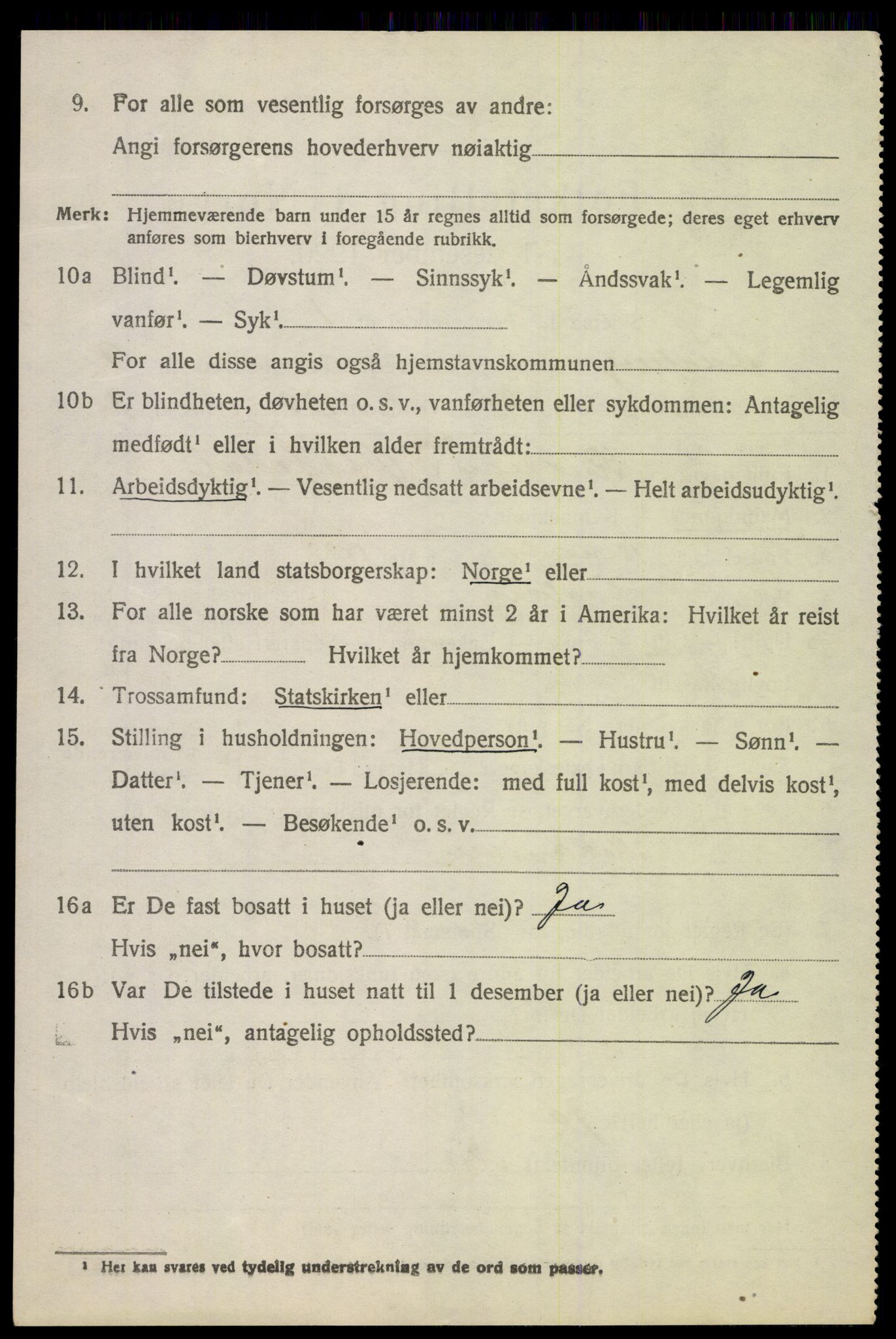 SAH, 1920 census for Fåberg, 1920, p. 10335