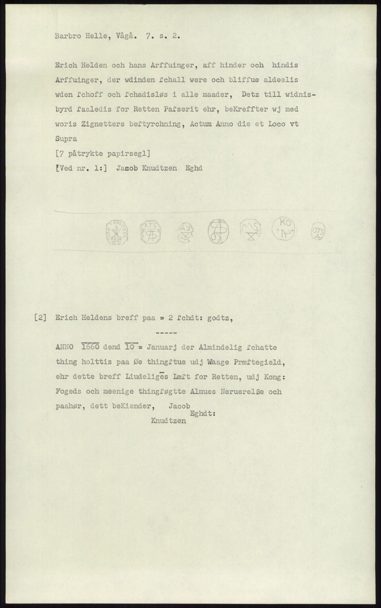 Samlinger til kildeutgivelse, Diplomavskriftsamlingen, AV/RA-EA-4053/H/Ha, p. 2911