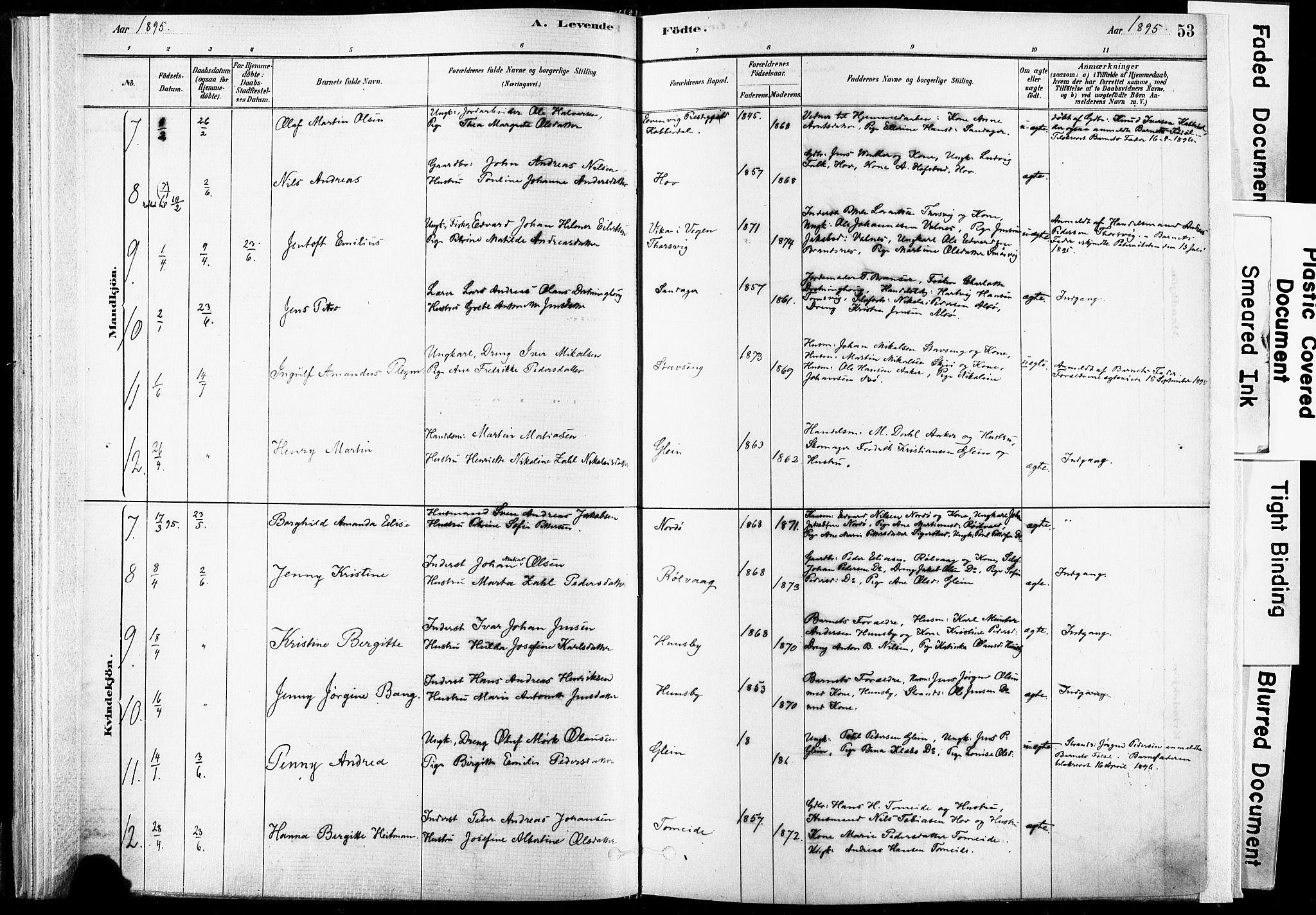 Ministerialprotokoller, klokkerbøker og fødselsregistre - Nordland, AV/SAT-A-1459/835/L0525: Parish register (official) no. 835A03I, 1881-1910, p. 53