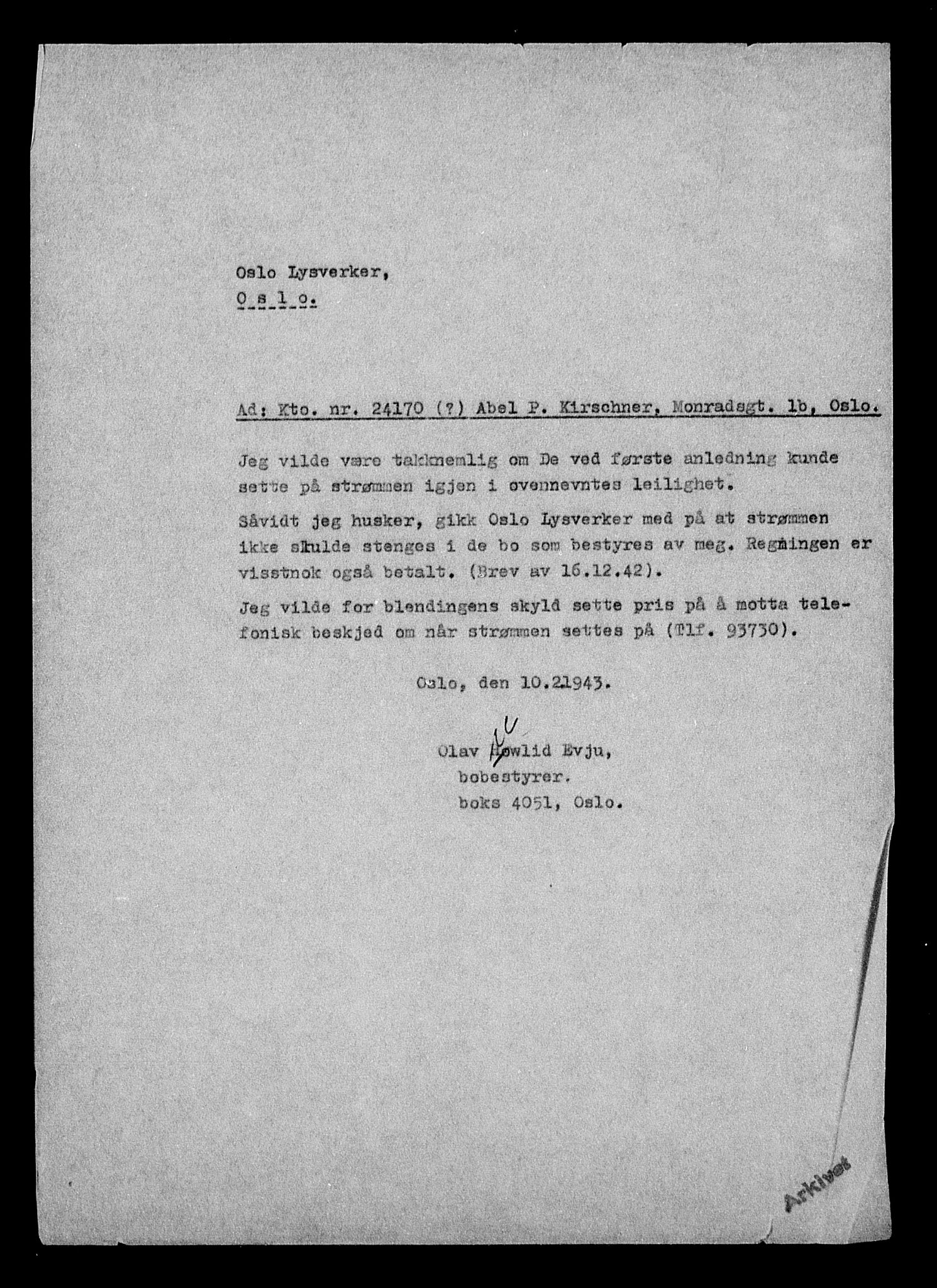 Justisdepartementet, Tilbakeføringskontoret for inndratte formuer, AV/RA-S-1564/H/Hc/Hcc/L0951: --, 1945-1947, p. 367