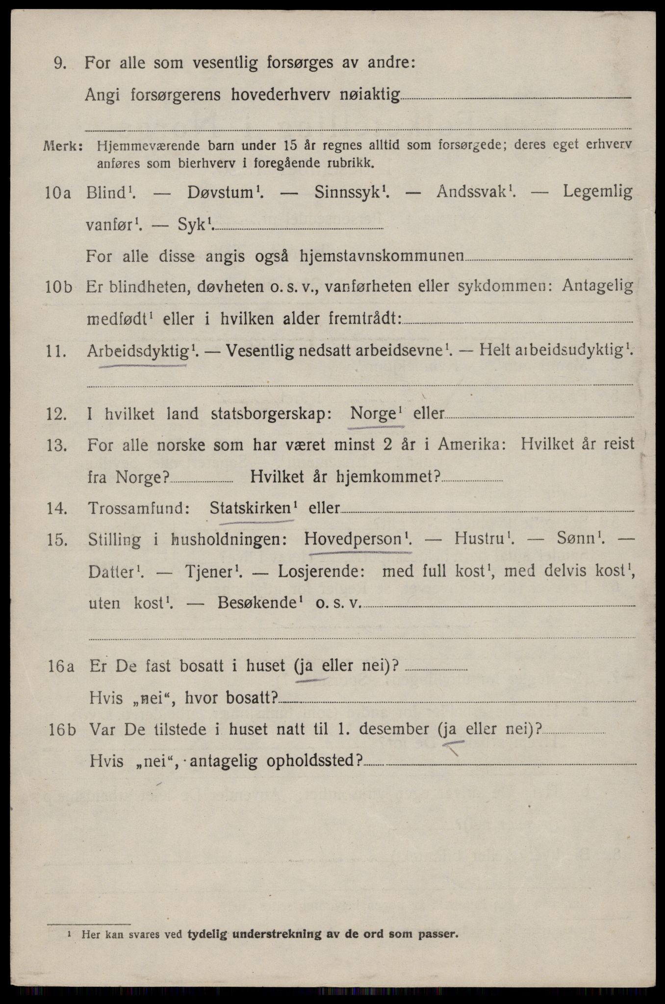 SAST, 1920 census for Skjold, 1920, p. 1679