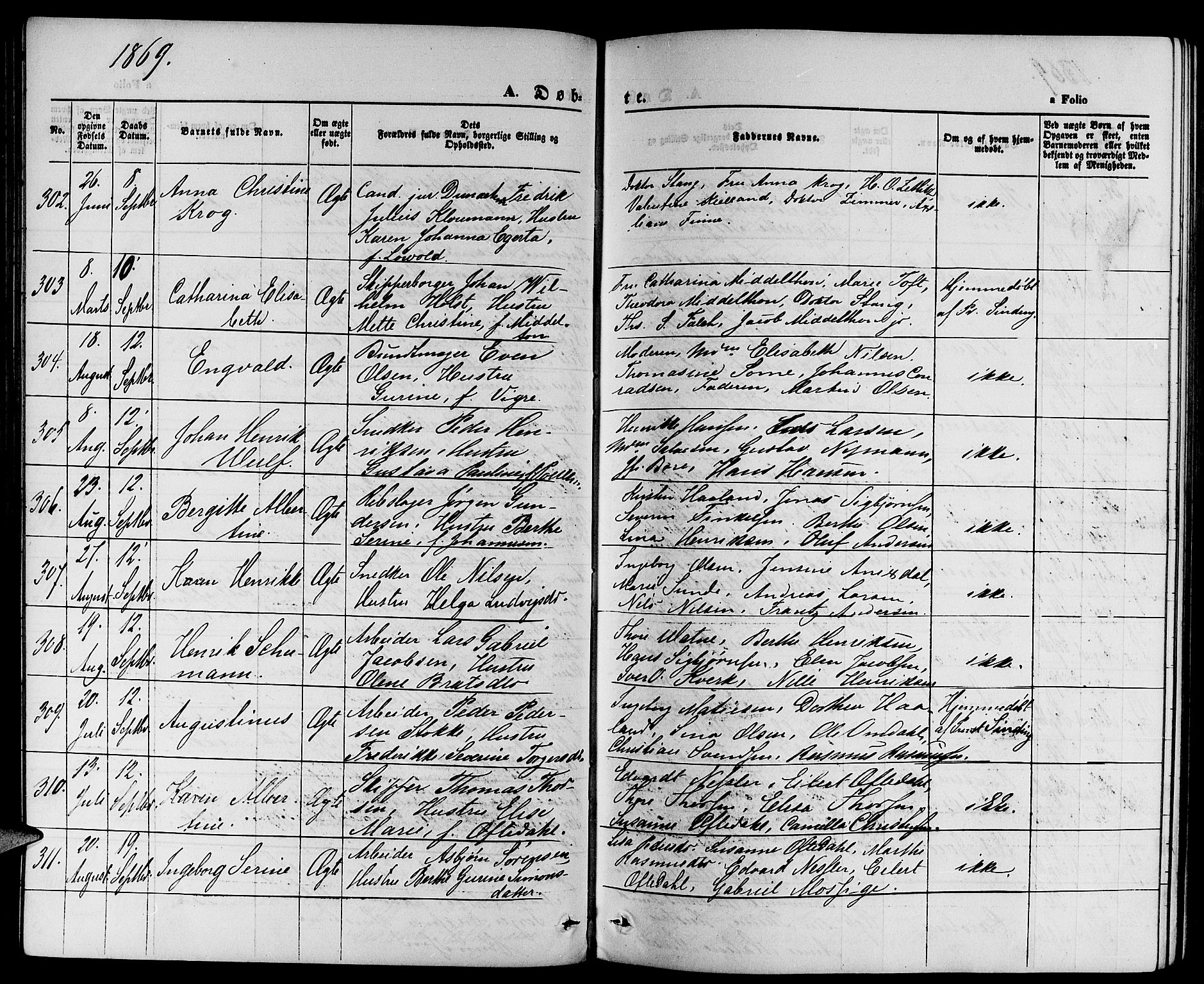 St. Petri sokneprestkontor, SAST/A-101813/001/30/30BB/L0001: Parish register (copy) no. B 1, 1865-1878