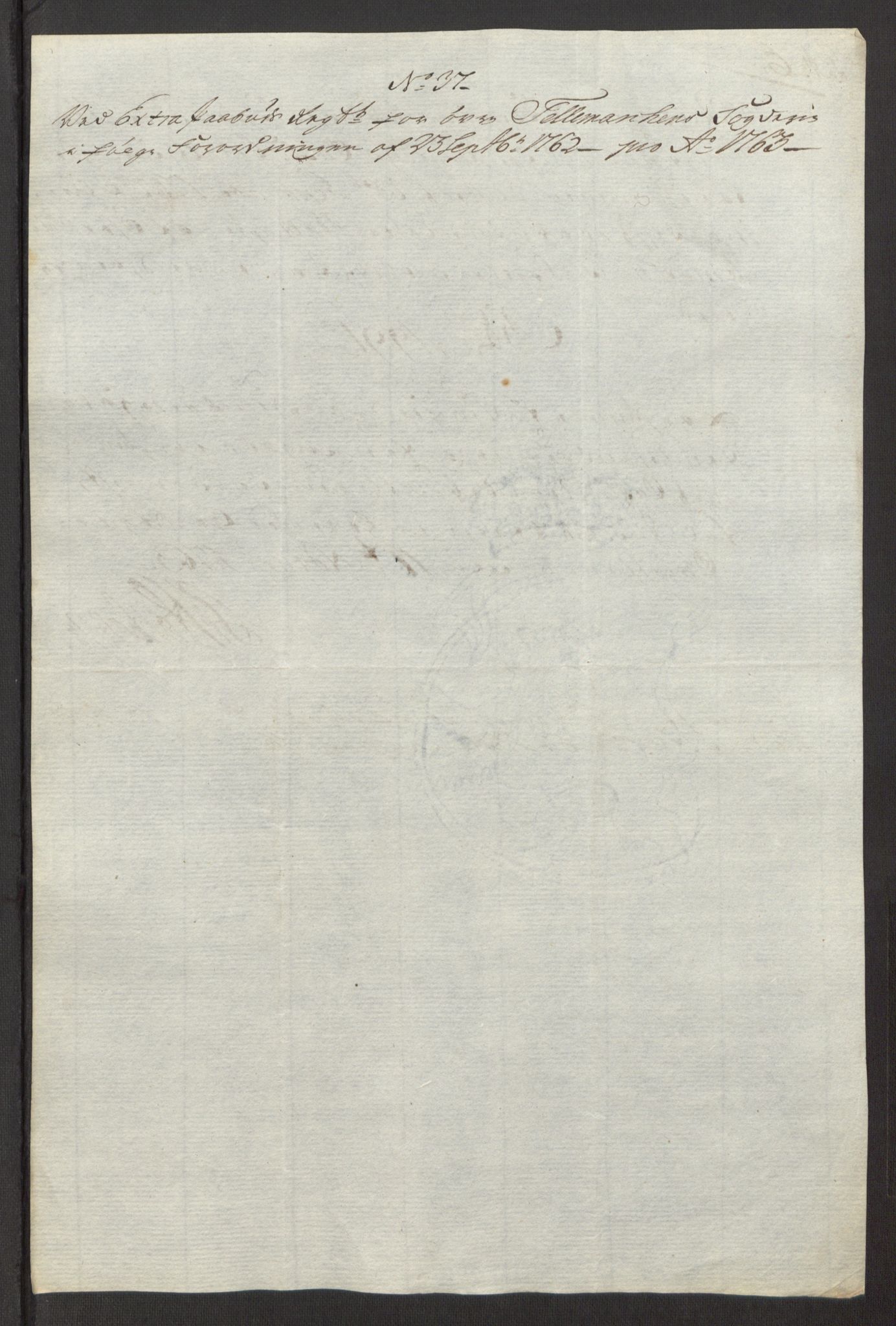 Rentekammeret inntil 1814, Reviderte regnskaper, Fogderegnskap, AV/RA-EA-4092/R38/L2293: Ekstraskatten Øvre Telemark, 1762-1770, p. 29